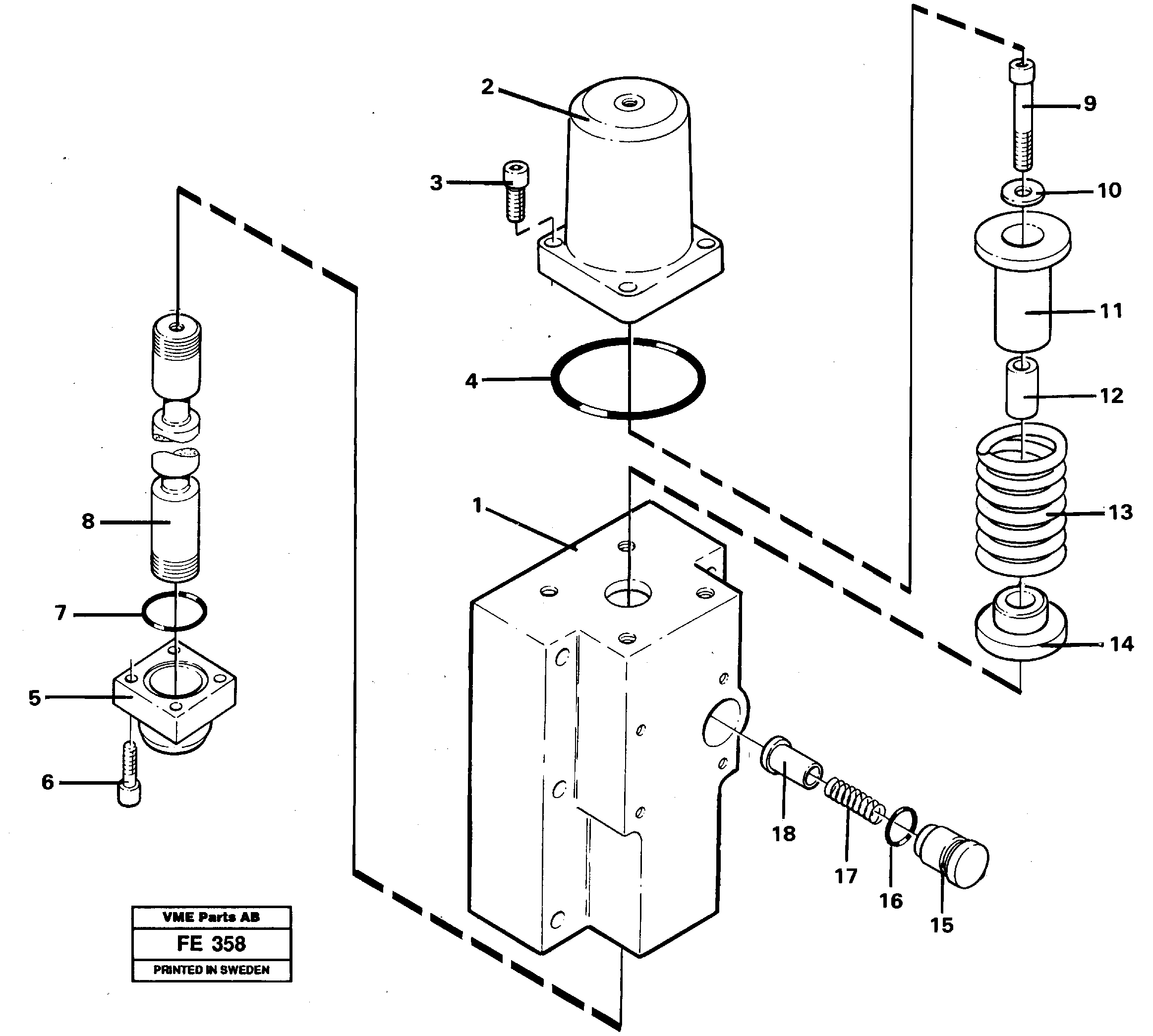 Directional Valve VOE14044210 VOLVO