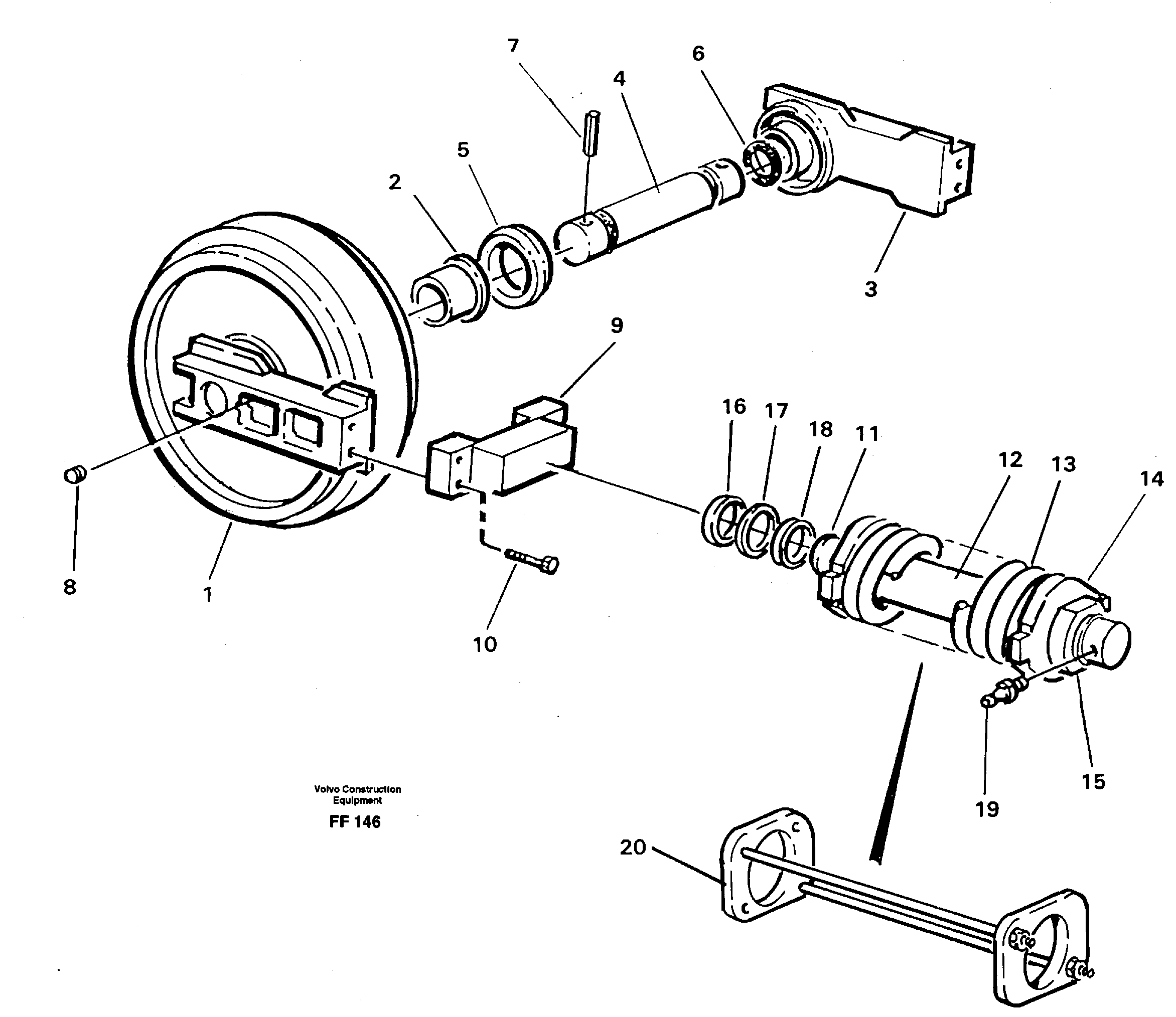 Front Wheel VOE14214910 VOLVO
