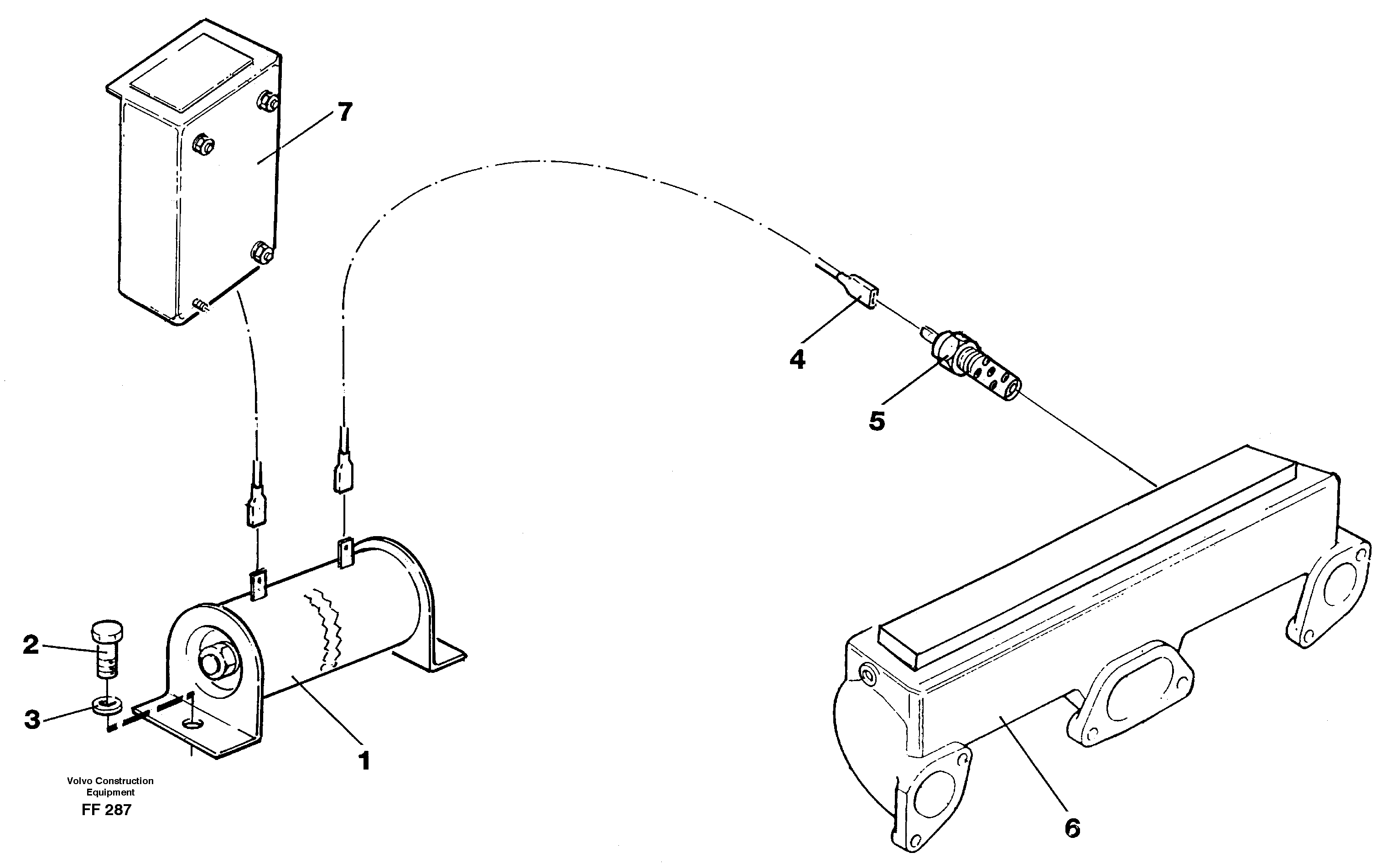 Radio Support VOE14258164 VOLVO