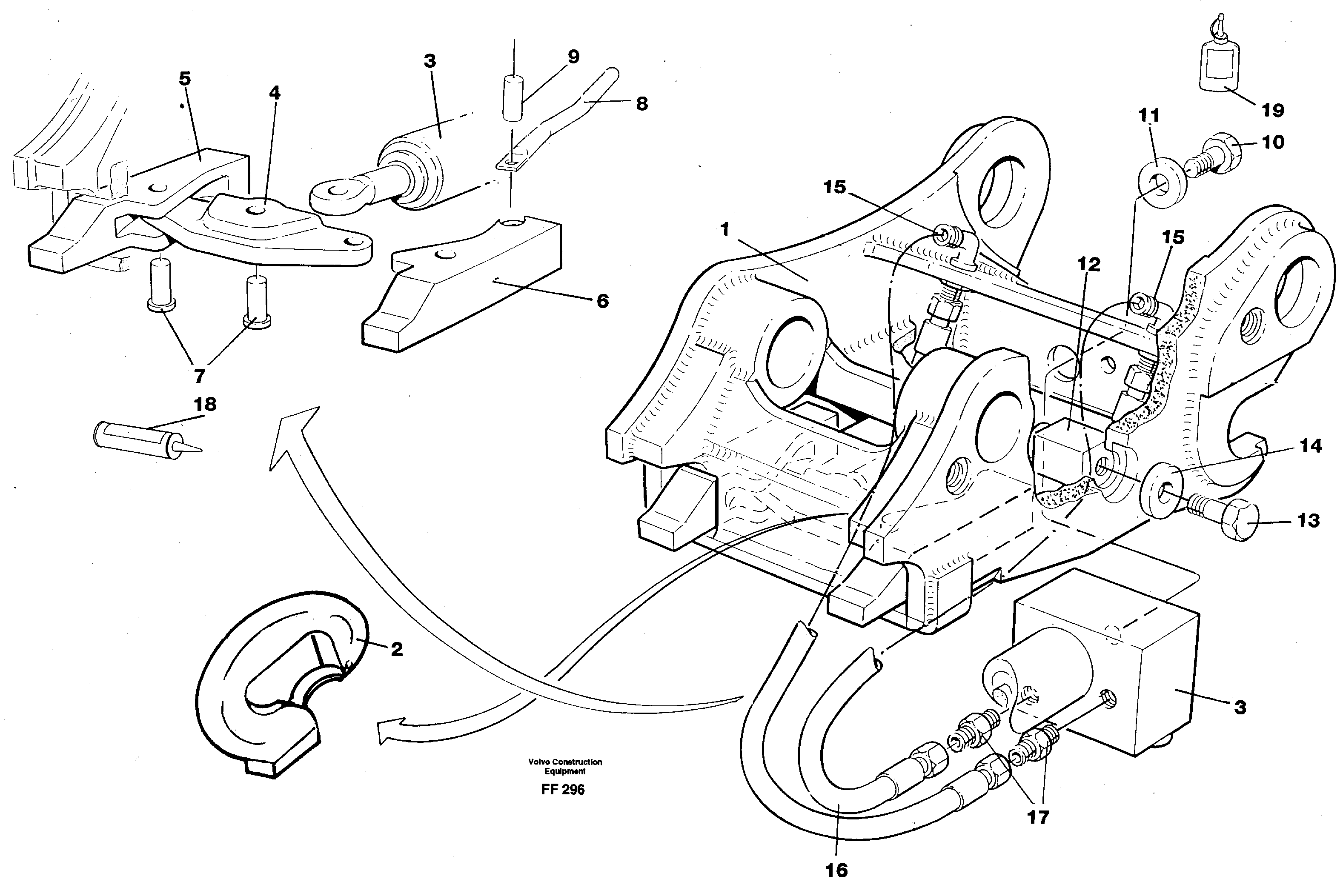 Press.limiting valve VOE14264495 VOLVO