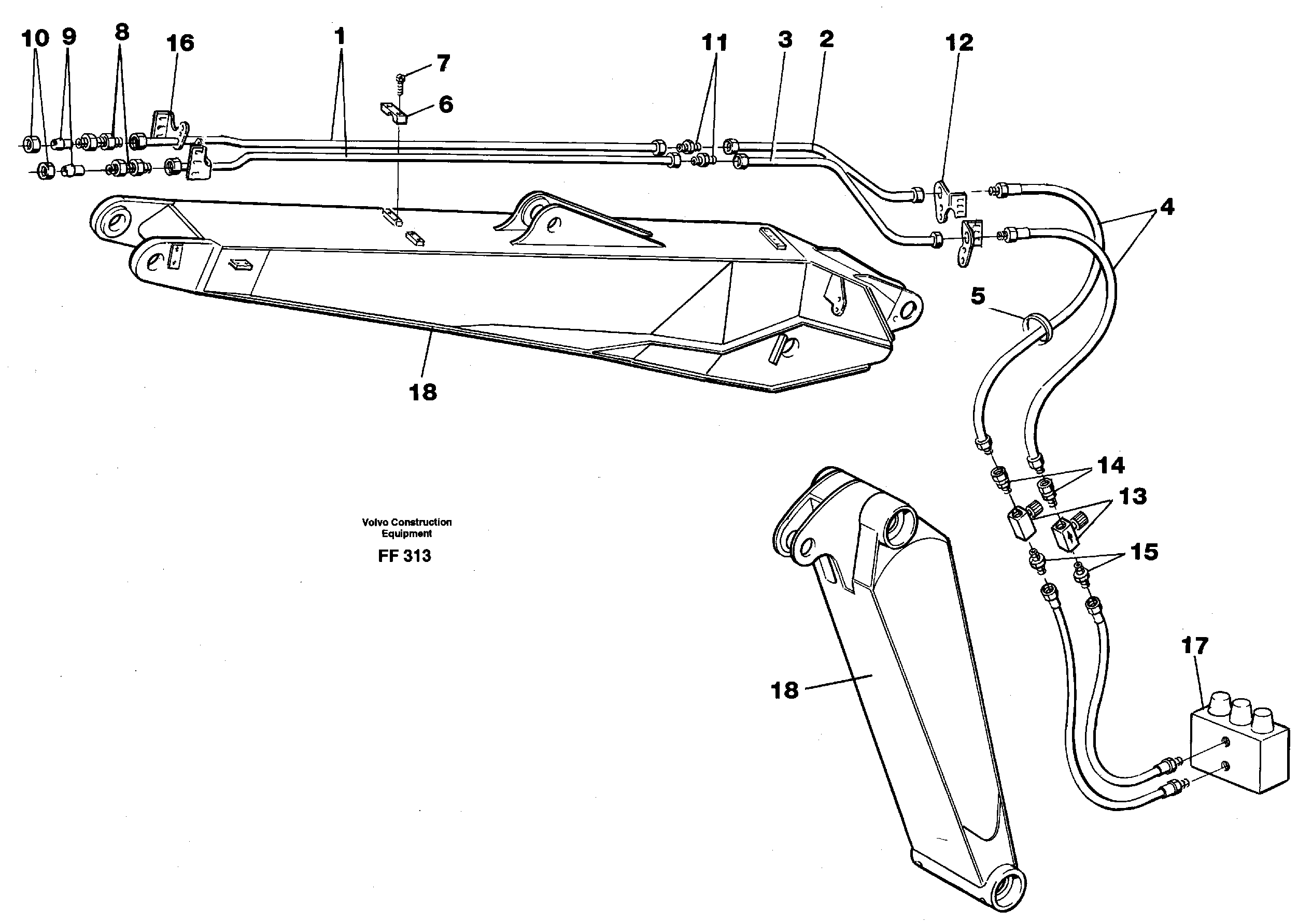 Tube Assembly VOE14253065 VOLVO