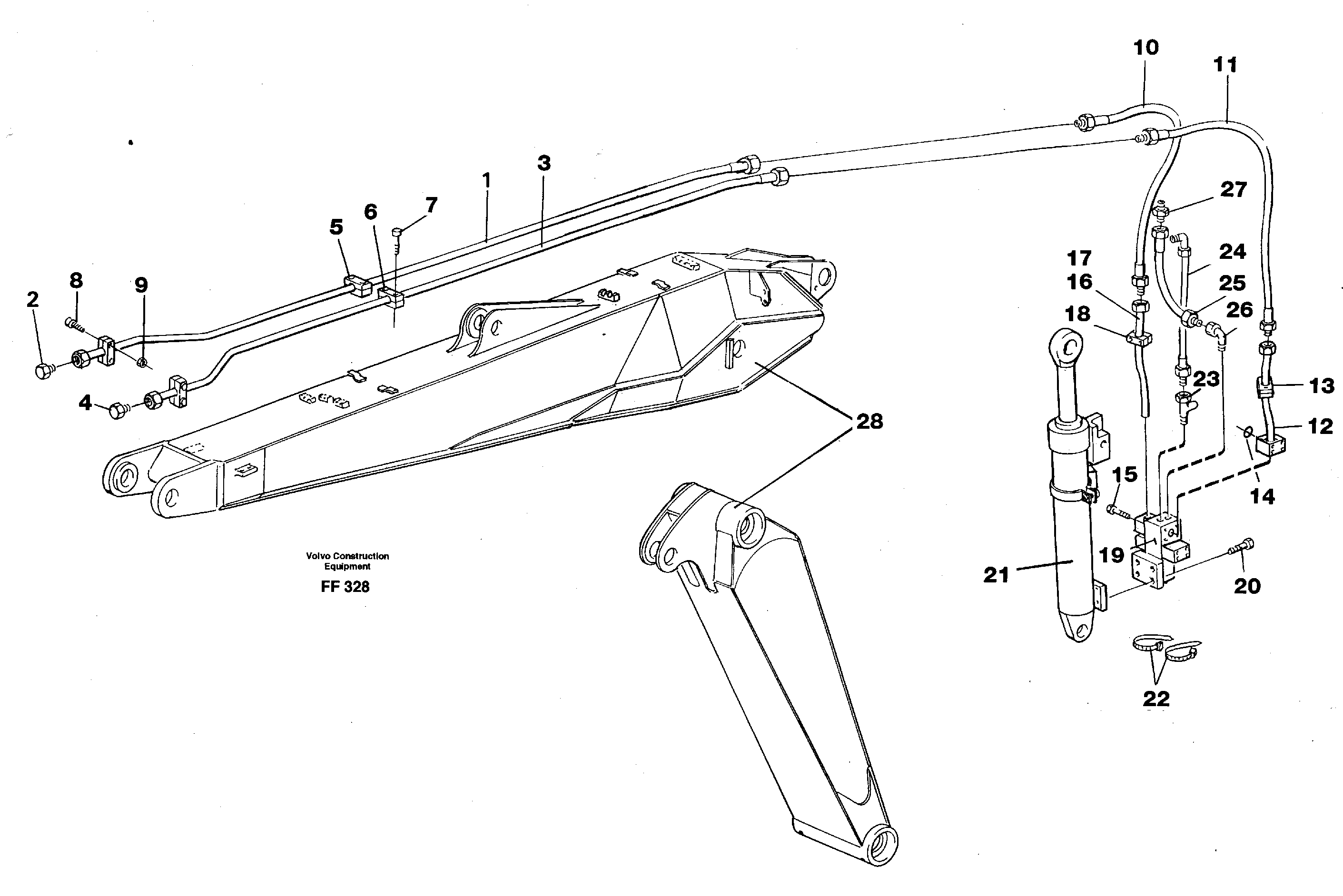 Tube Assembly VOE14253008 VOLVO