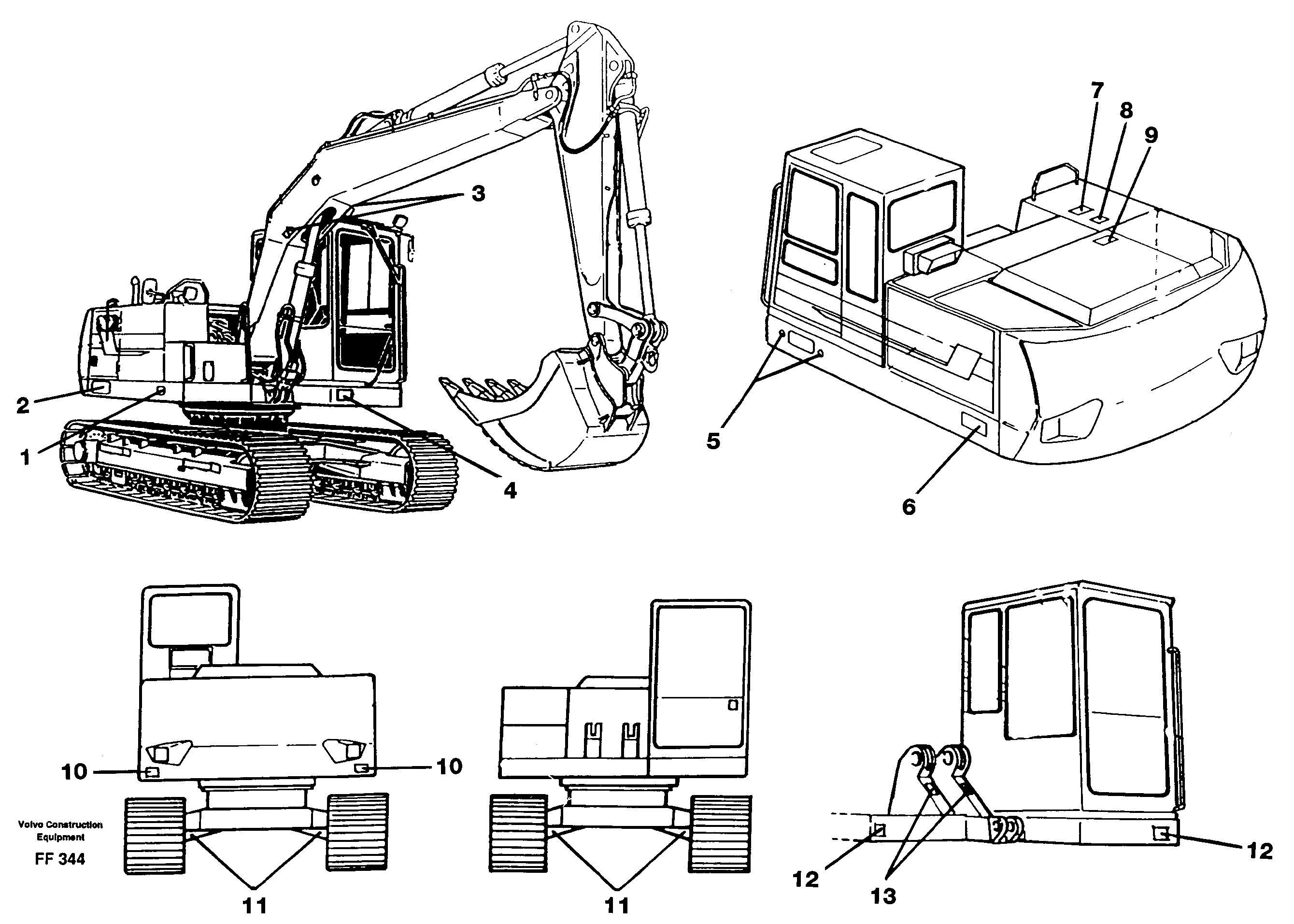 Angled plate VOE14265791 VOLVO