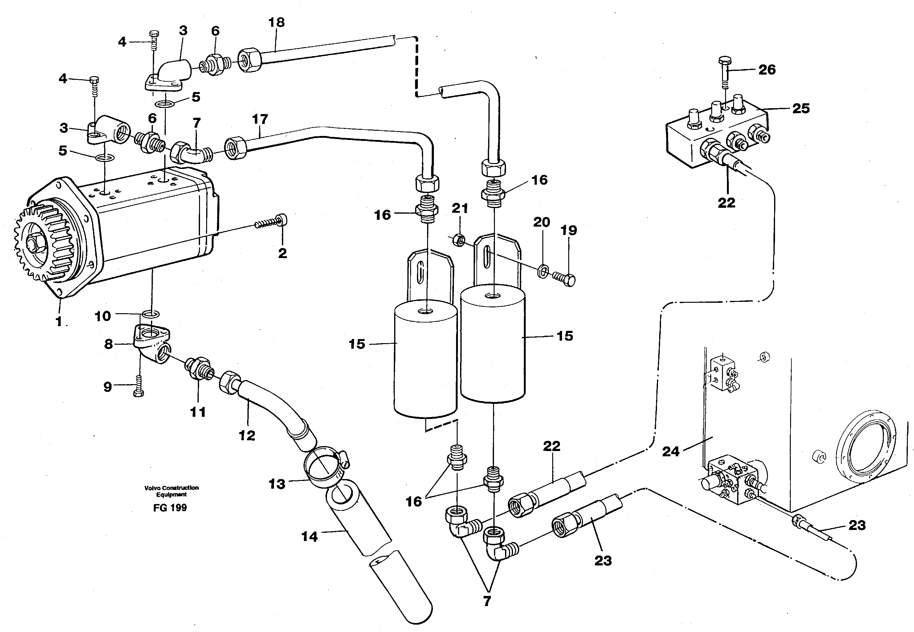 Tube Assembly VOE14267390 VOLVO
