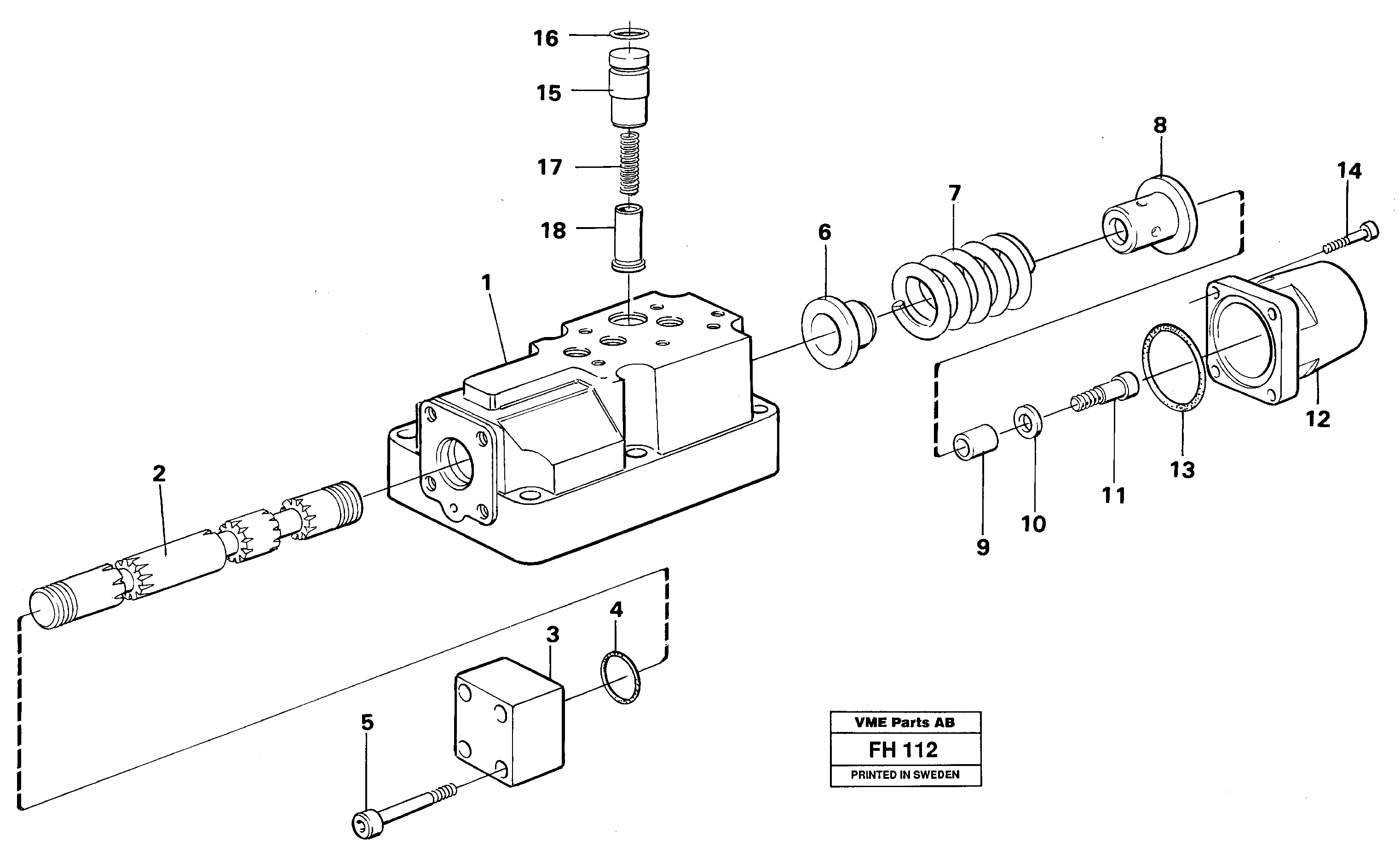 Directional Valve RM/VOE14260699 VOLVO