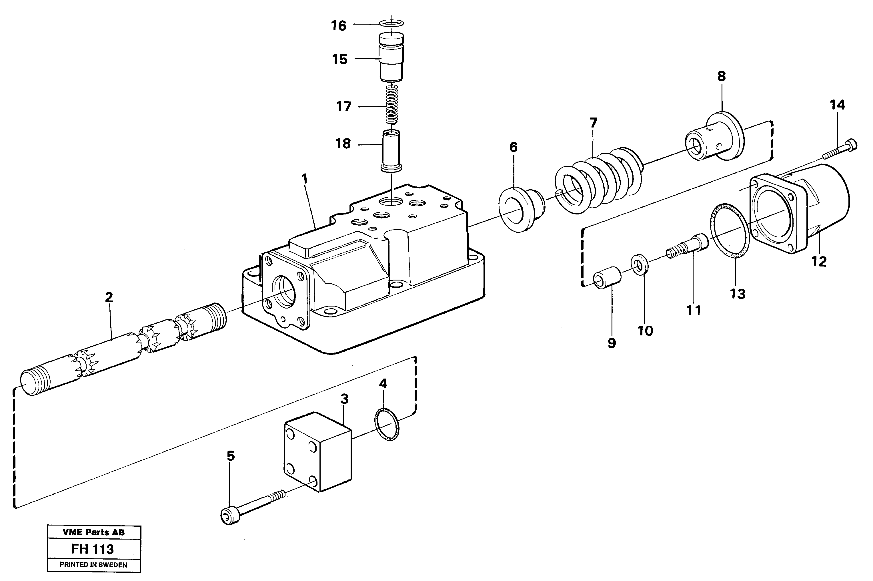 Directional Valve VOE14249351 VOLVO