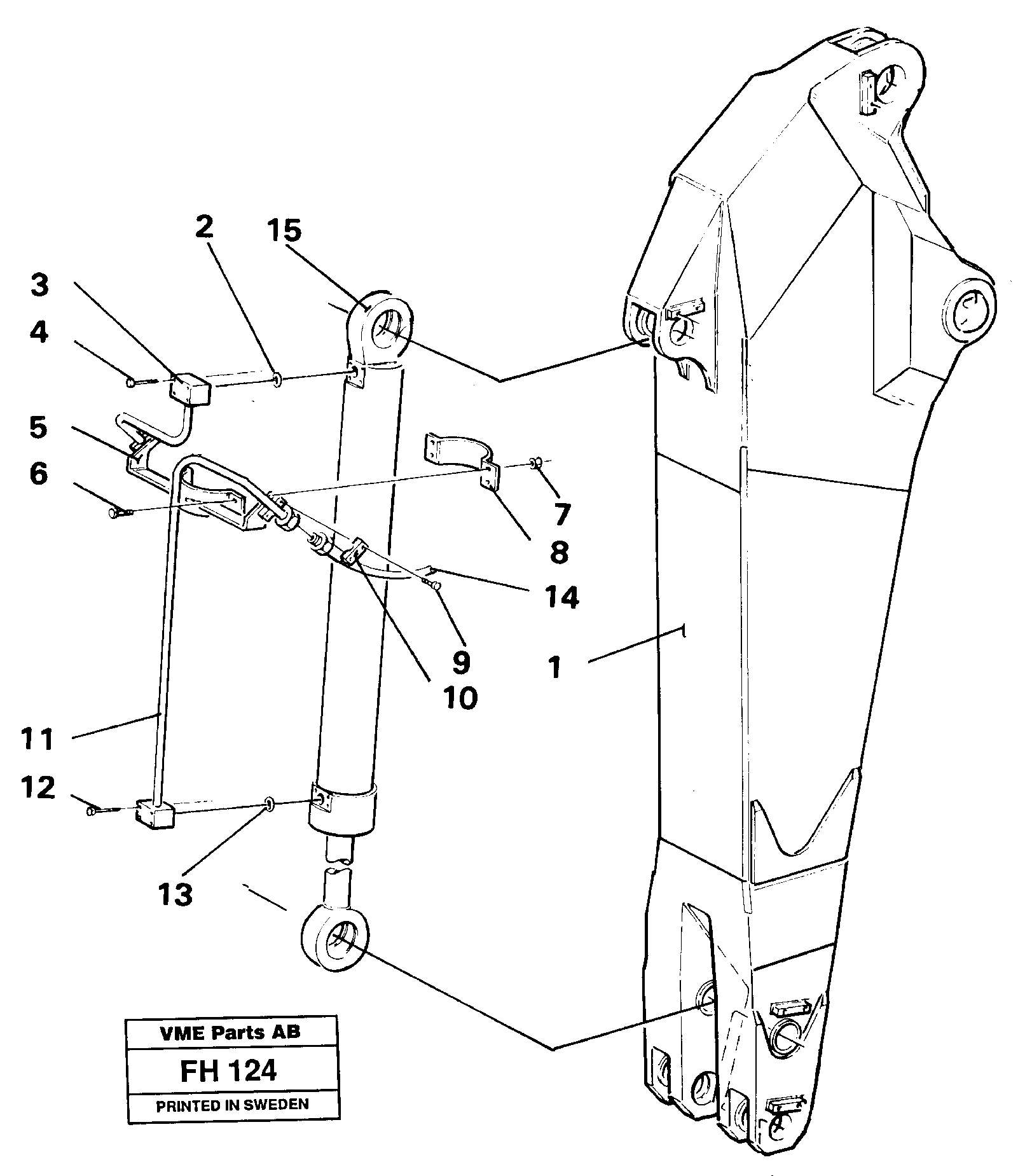Tube Retainer VOE14232833 VOLVO