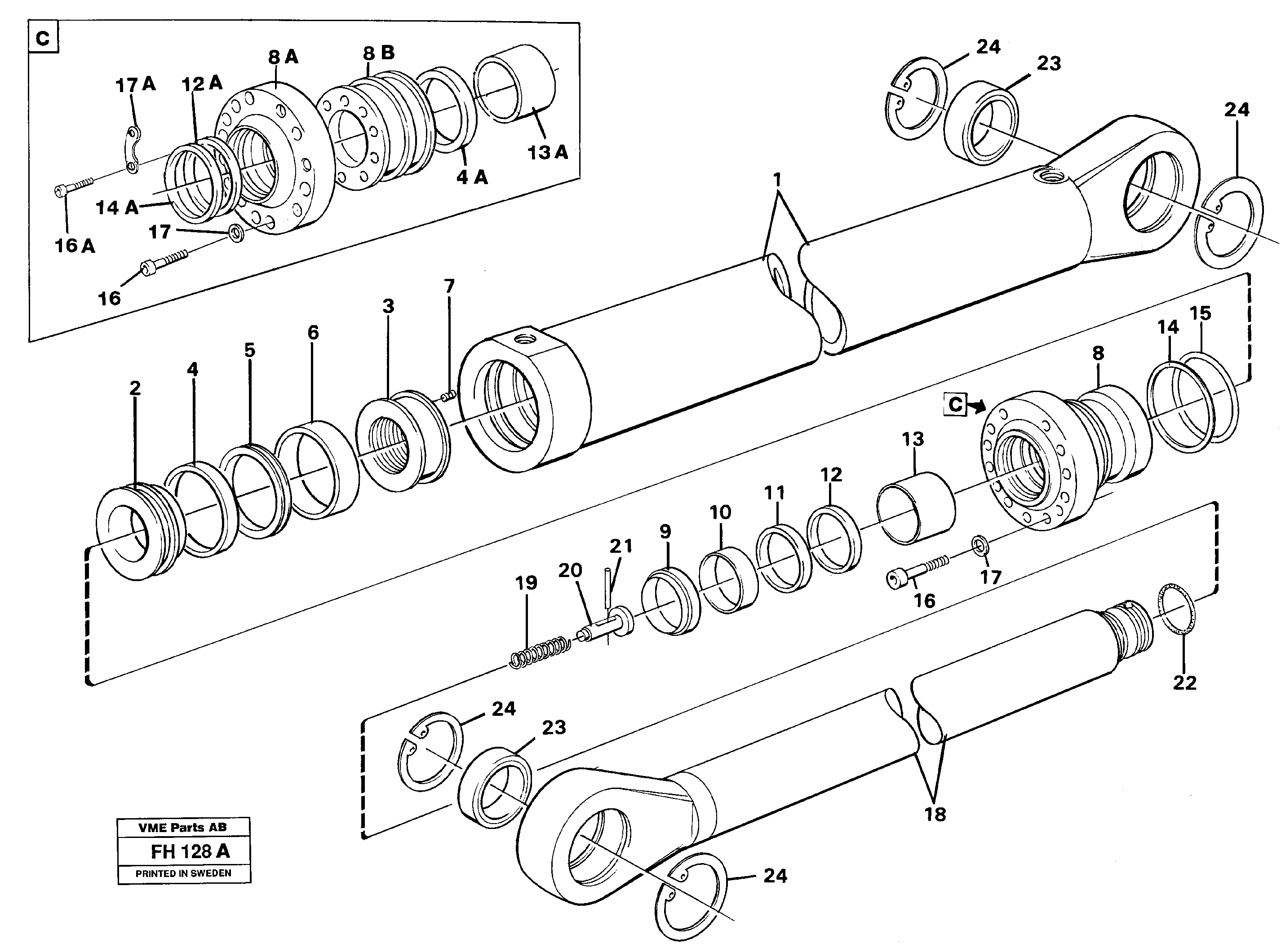 Oil Tap VOE14239760 VOLVO