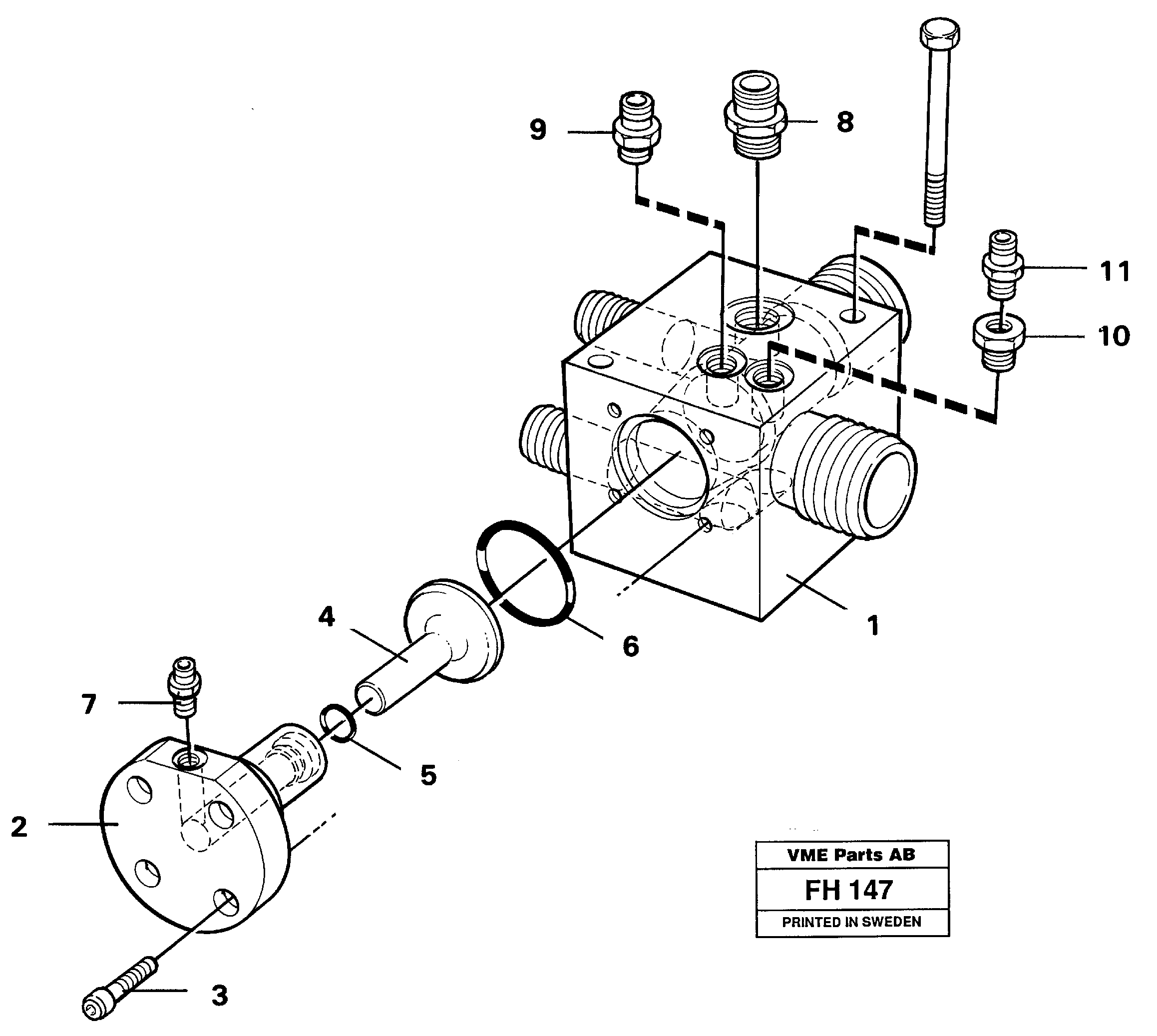 Starter element VOE14254310 VOLVO