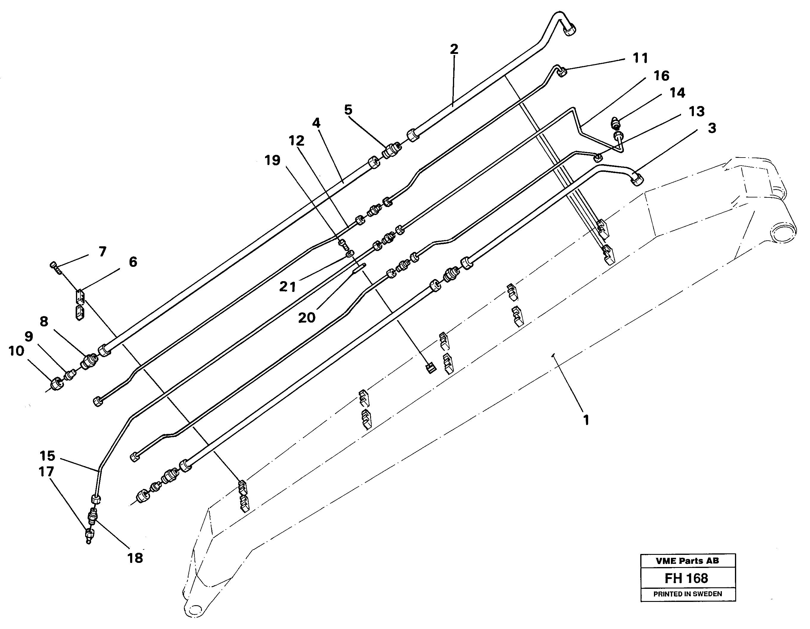 Tube Assembly VOE14244871 VOLVO