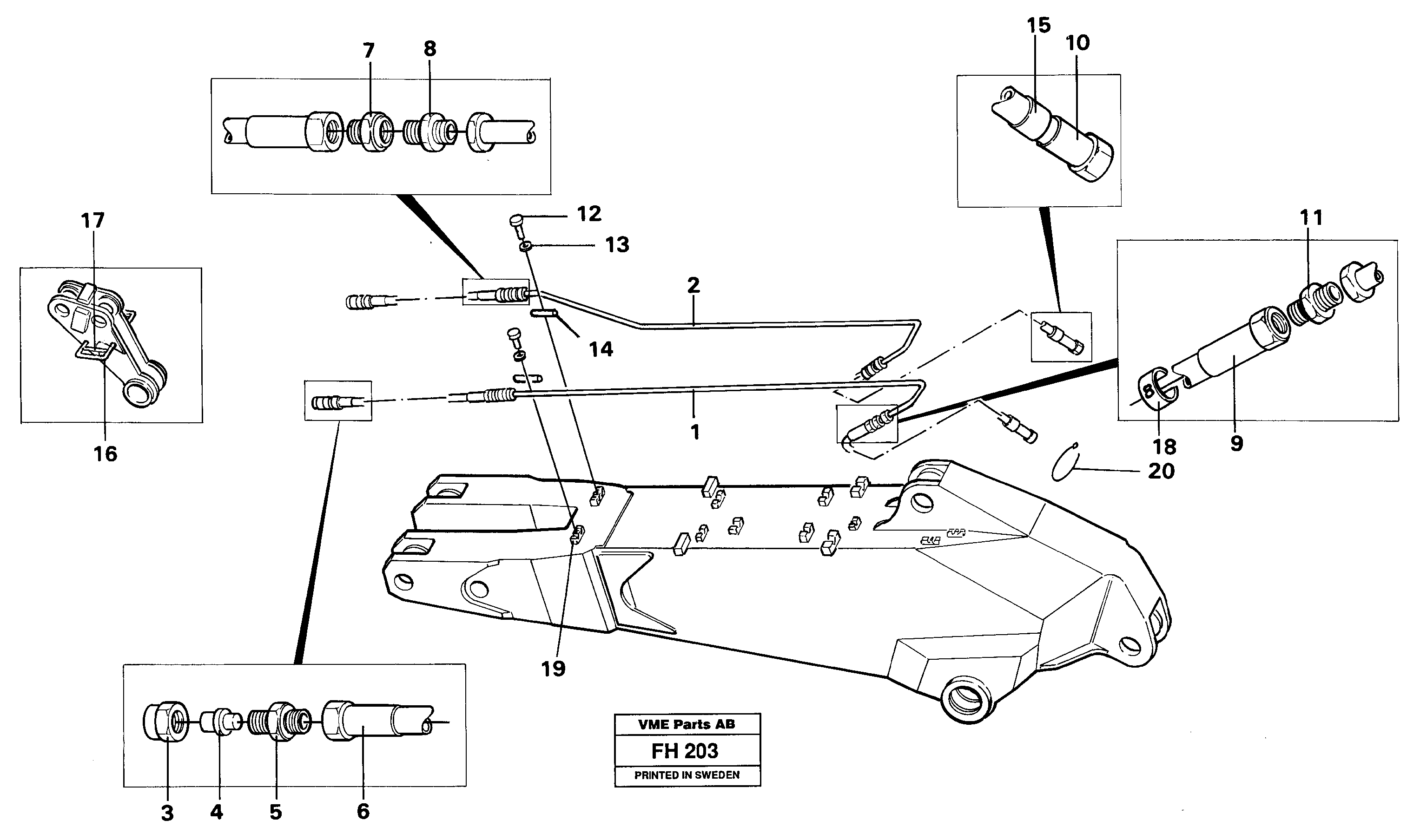Pin RM/VOE14263370 VOLVO