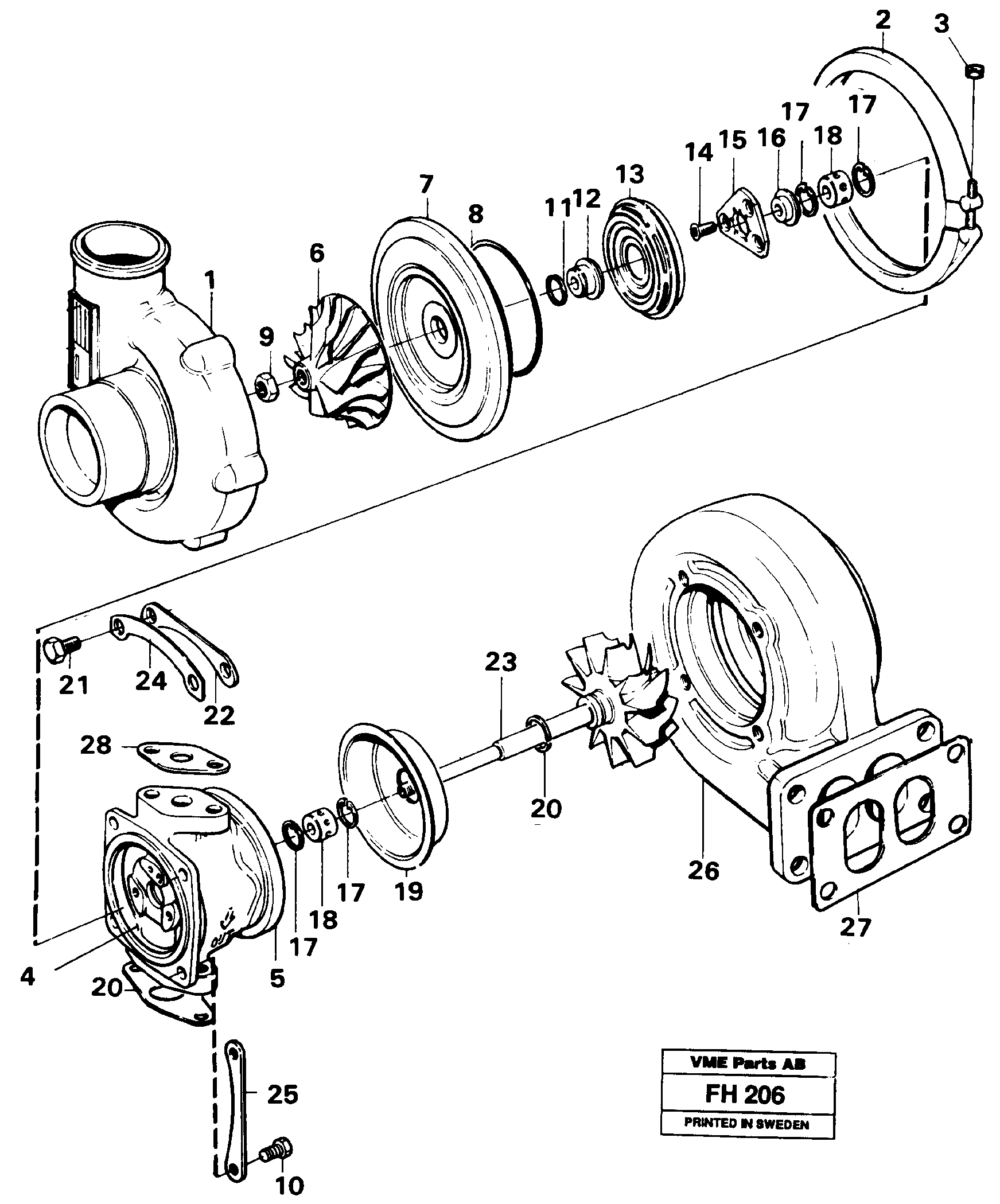 Clamp VOE1696912 VOLVO