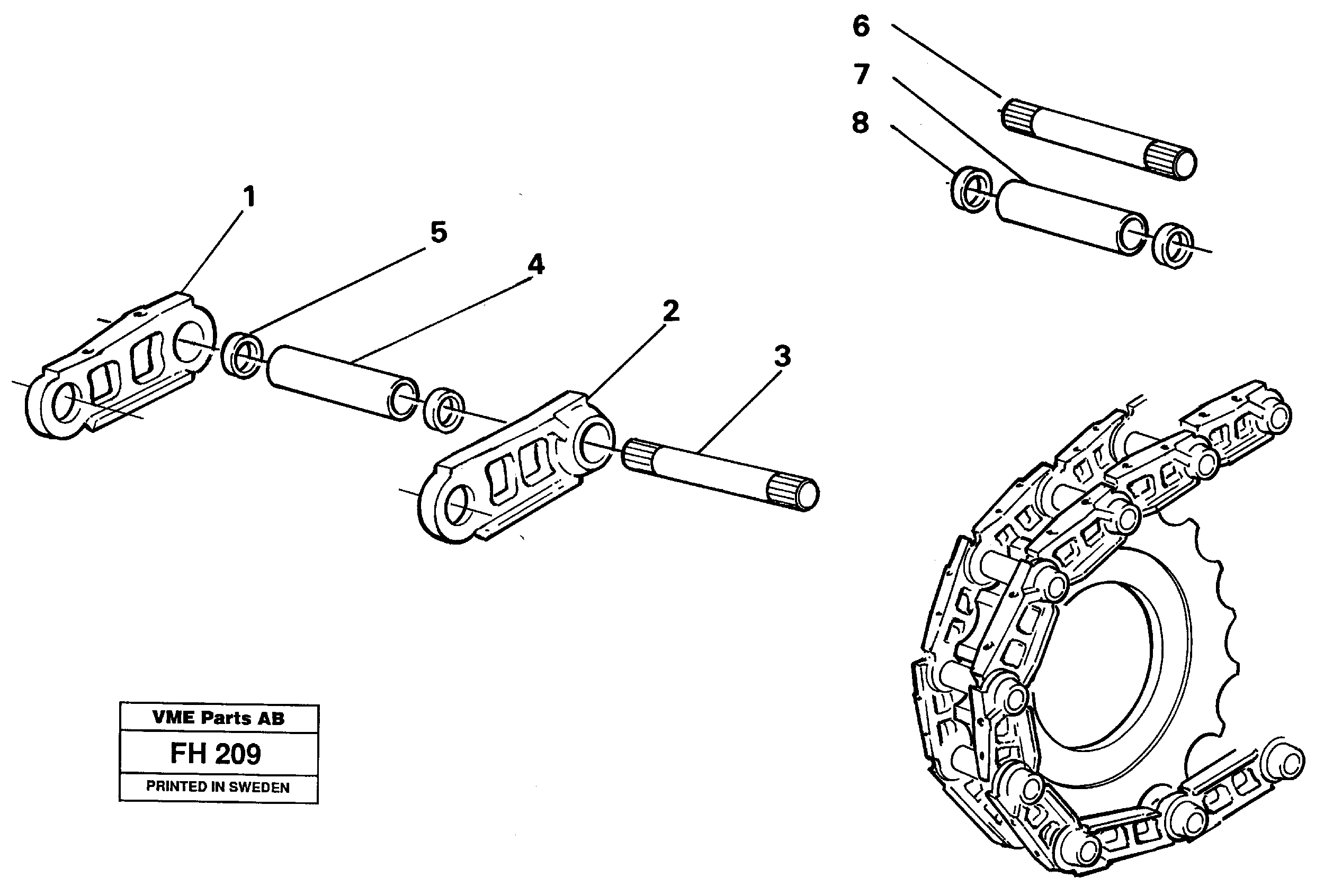End Bolt VOE14213442 VOLVO