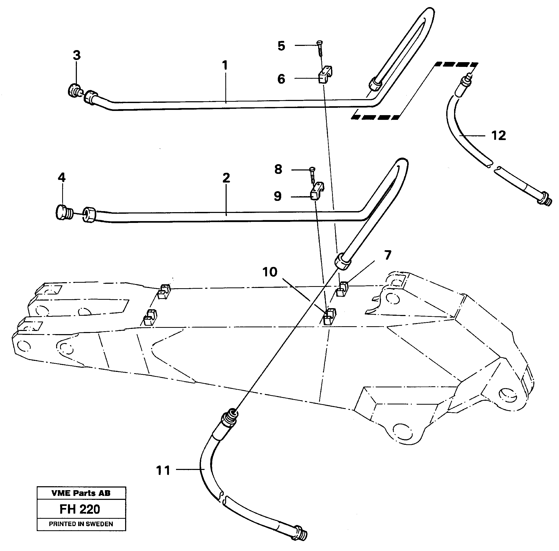 Fuel lvl sensor VOE14254261 VOLVO