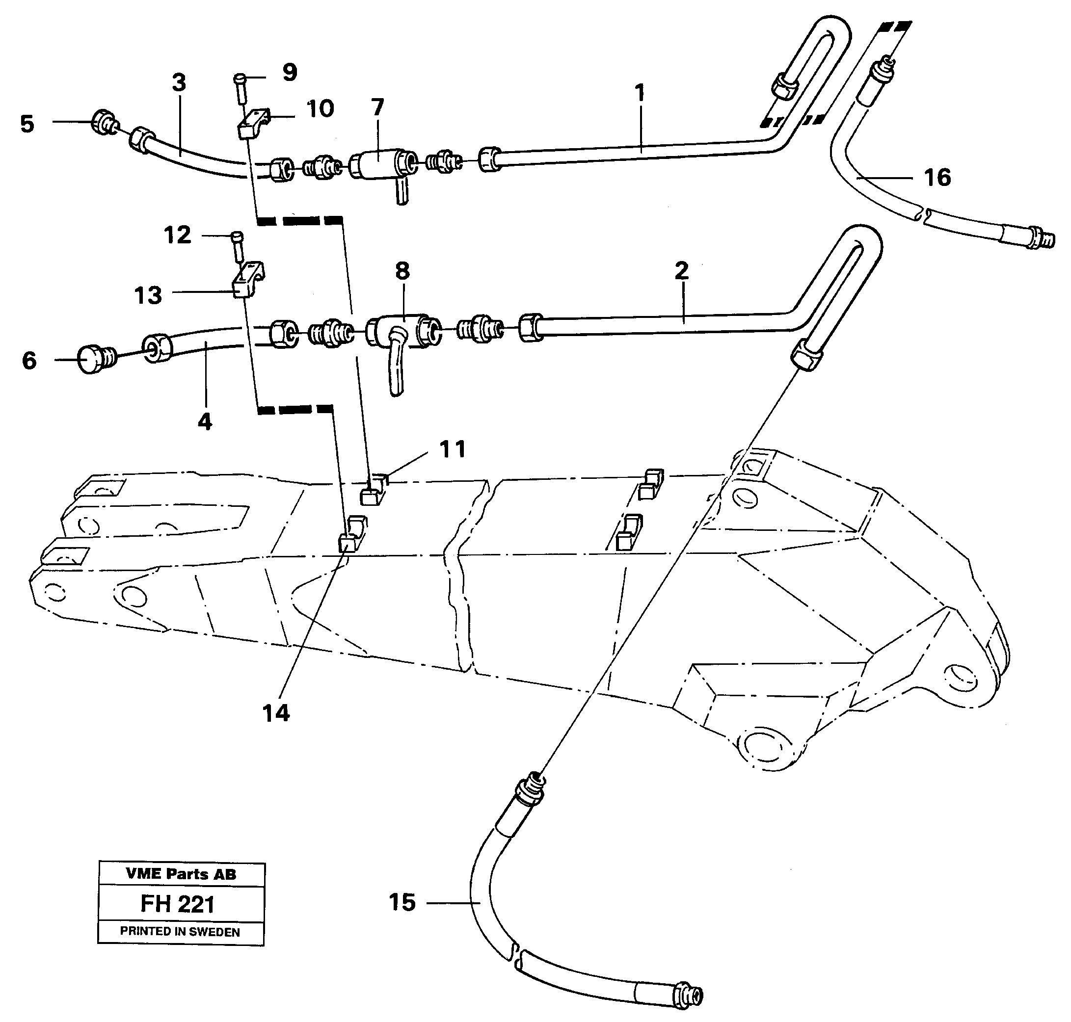Fuel lvl sensor VOE14254263 VOLVO