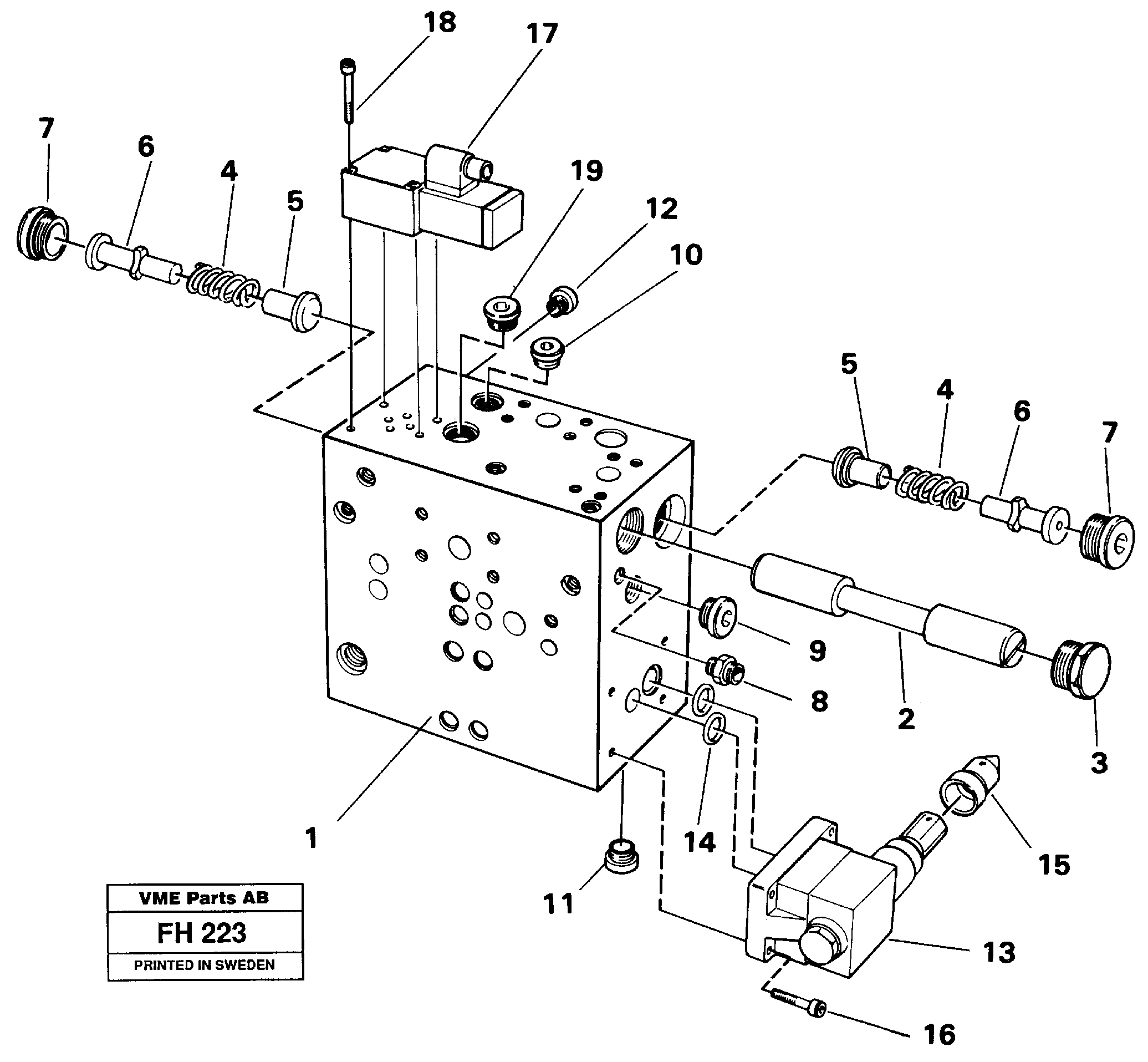 Microswitch VOE14236470 VOLVO