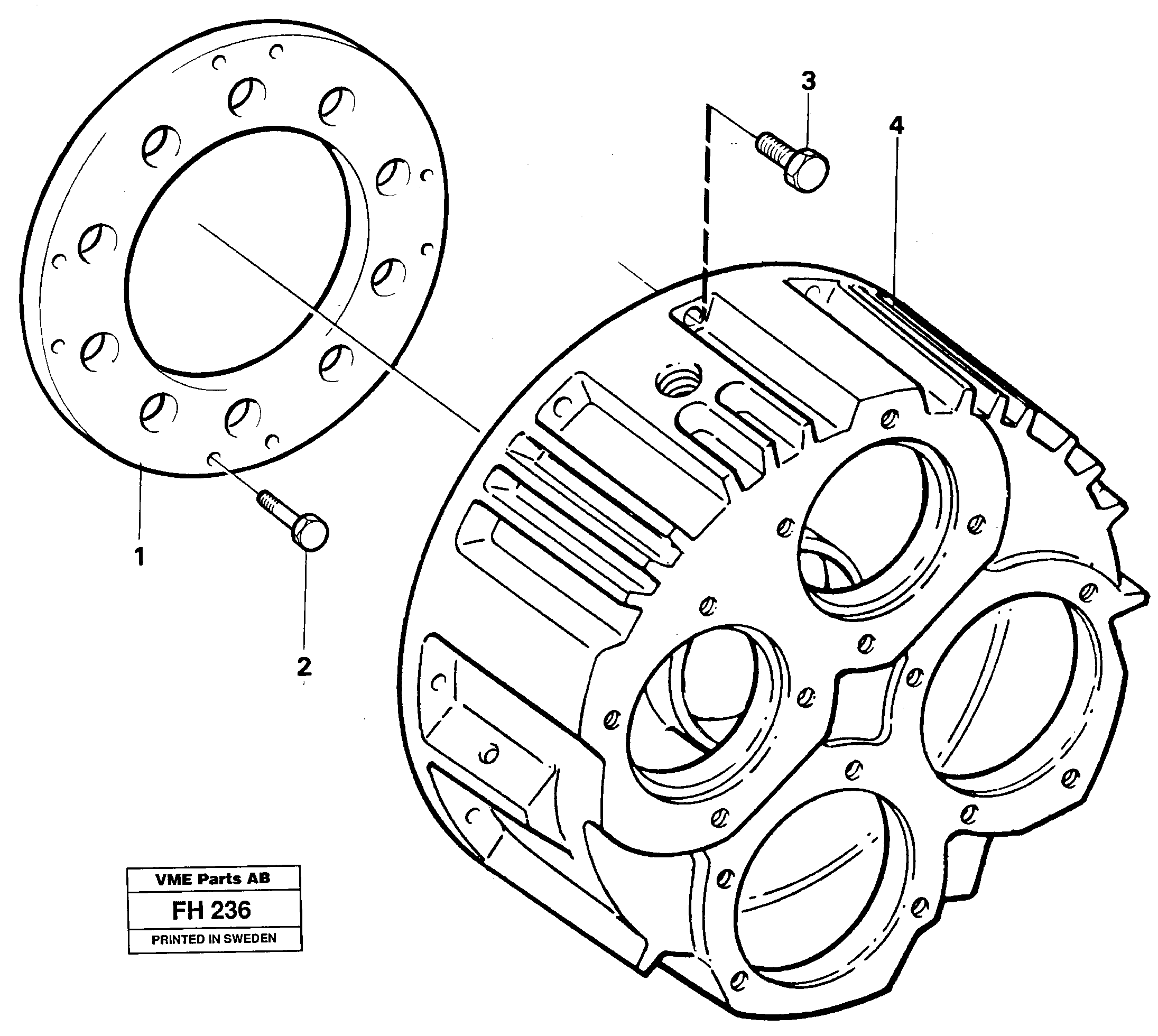 For upper engine part VOE14014885 VOLVO