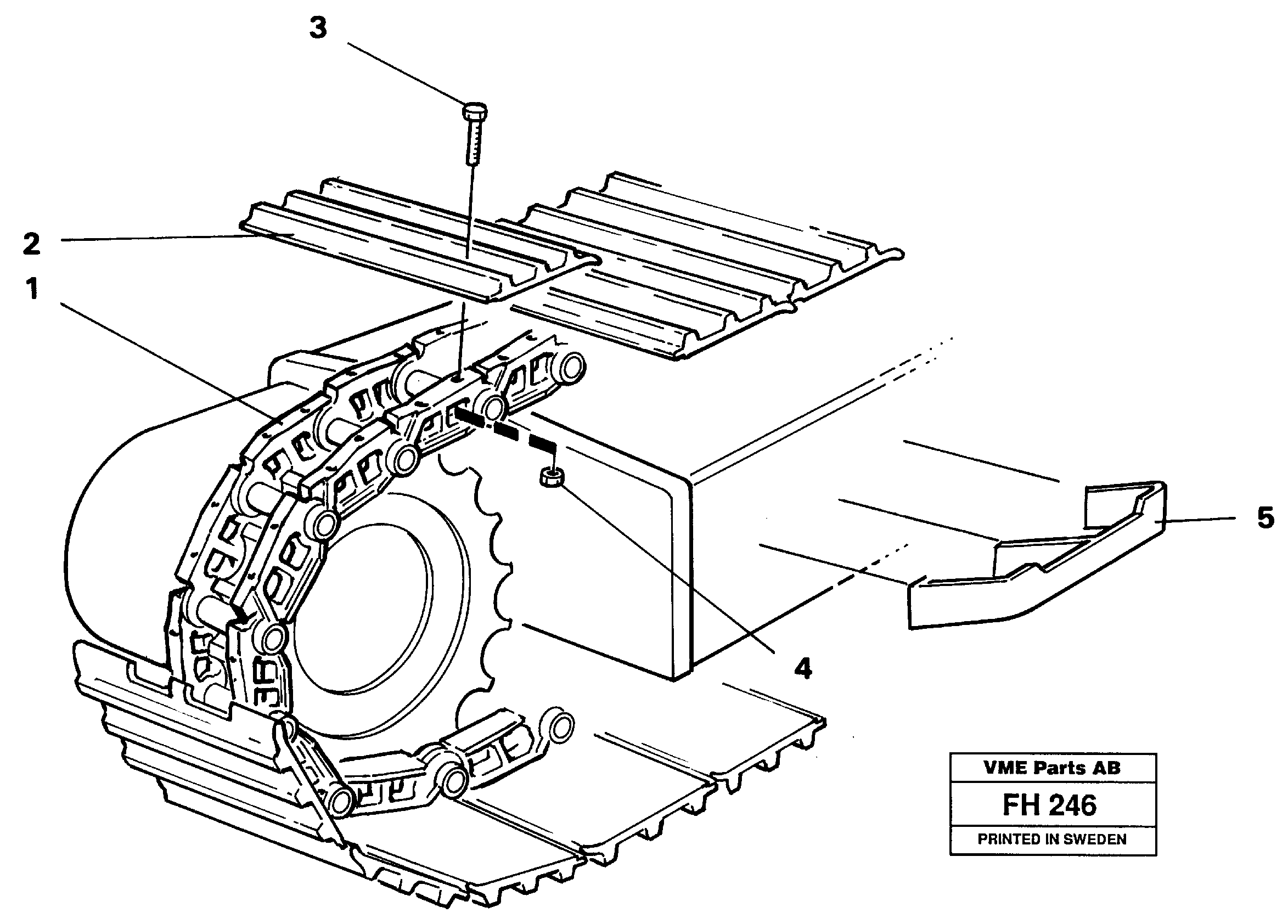Track Assembly VOE14248138 VOLVO