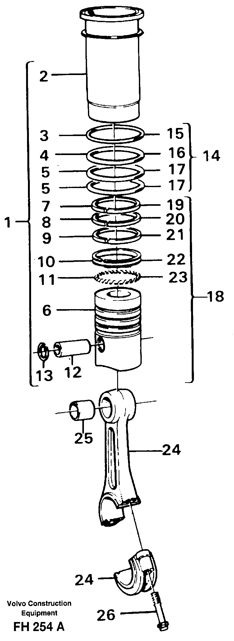 Rubber Clamp VOE466710 VOLVO