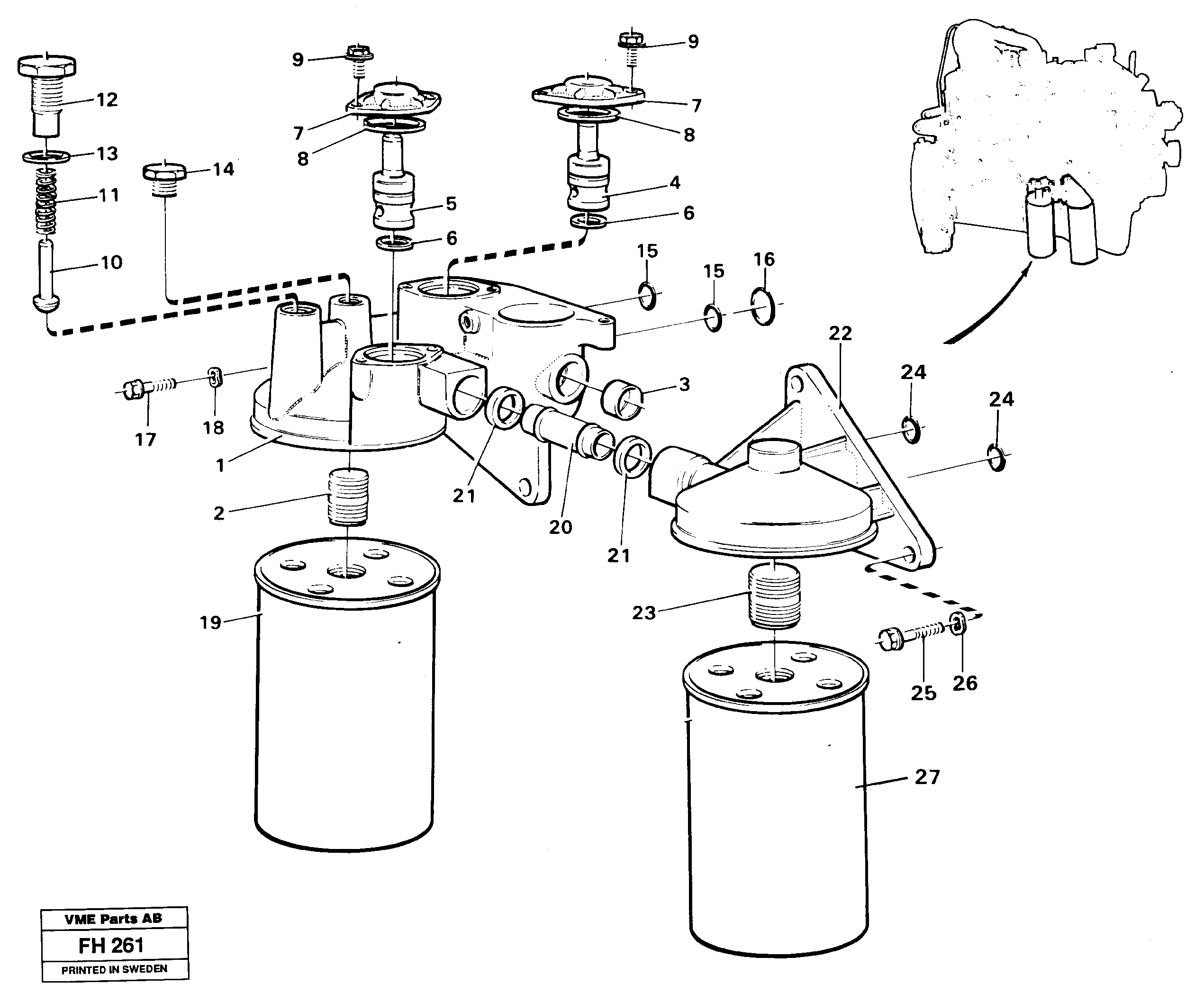 Oil Bath Filter VOE471600 VOLVO