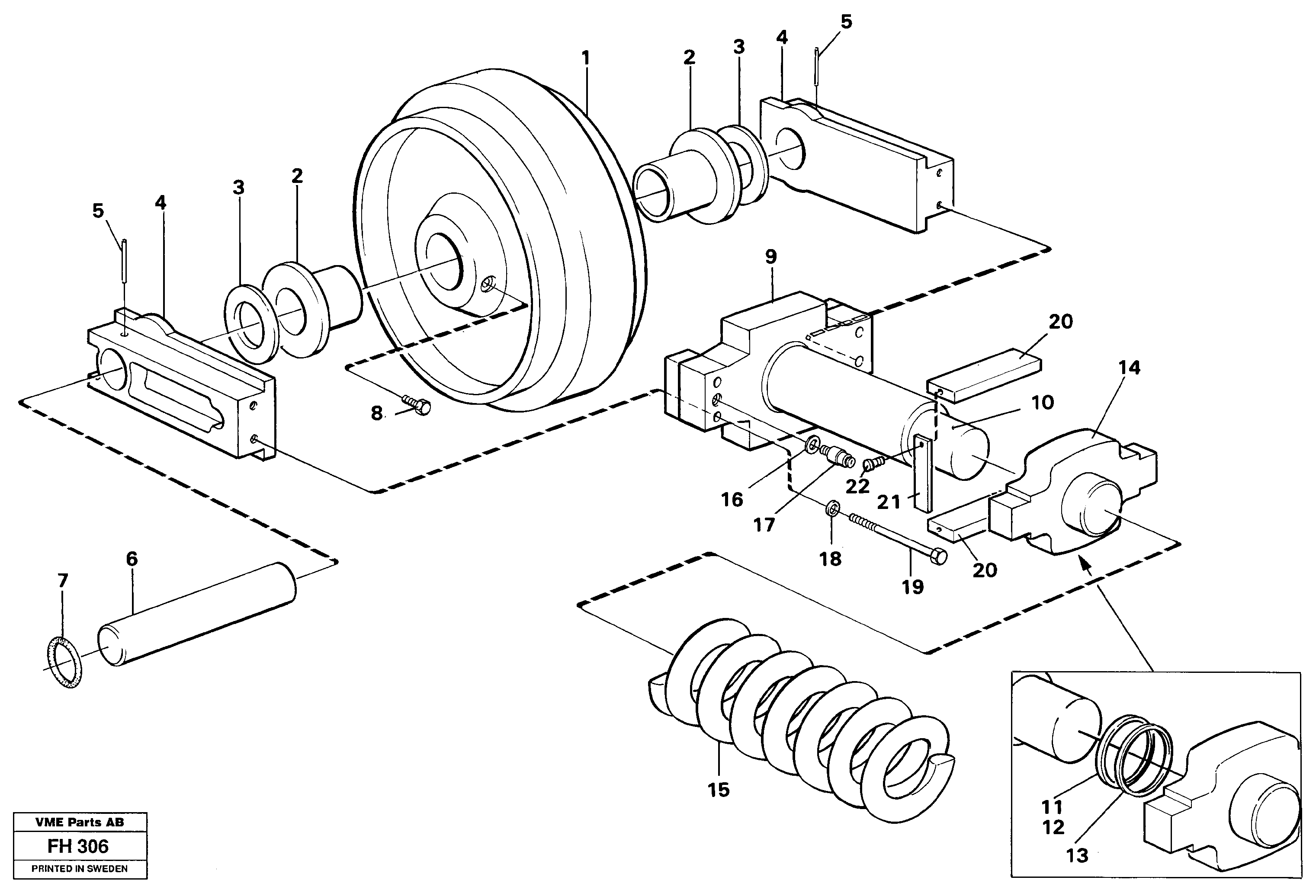 Rubber Clamp VOE11700933 VOLVO