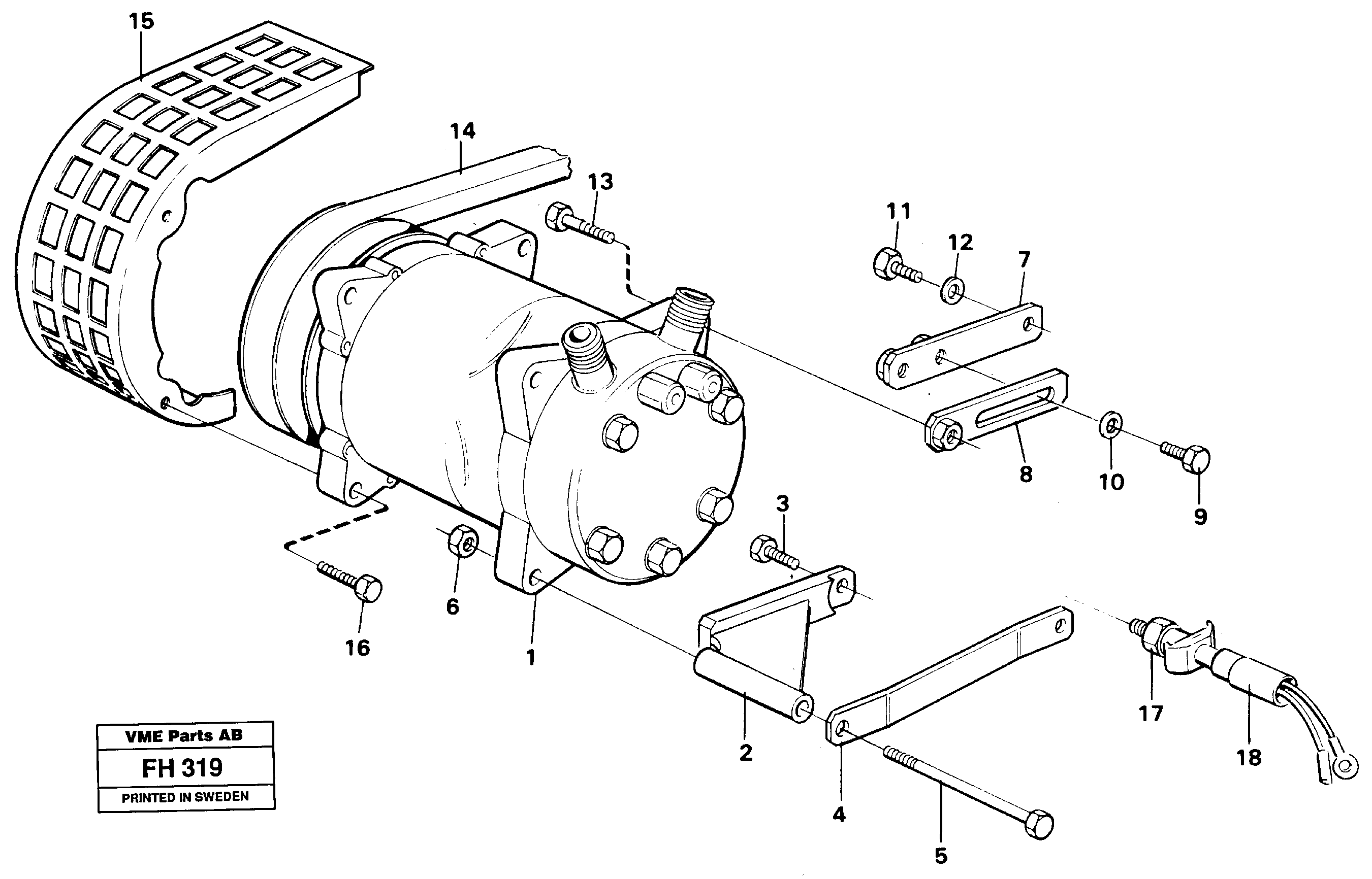 Cooling agent R134a VOE14216272 VOLVO