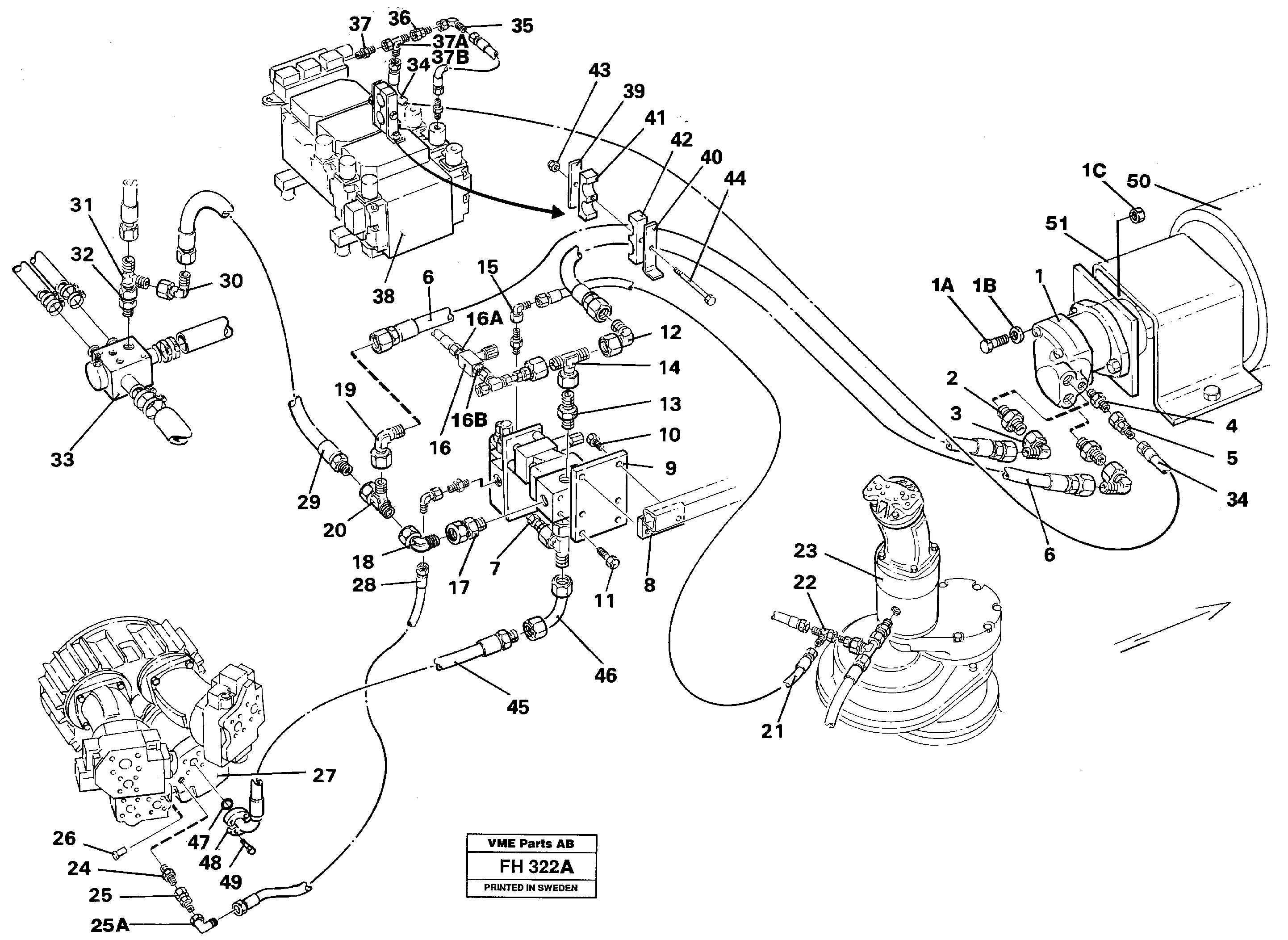 Bulkhead VOE14024423 VOLVO