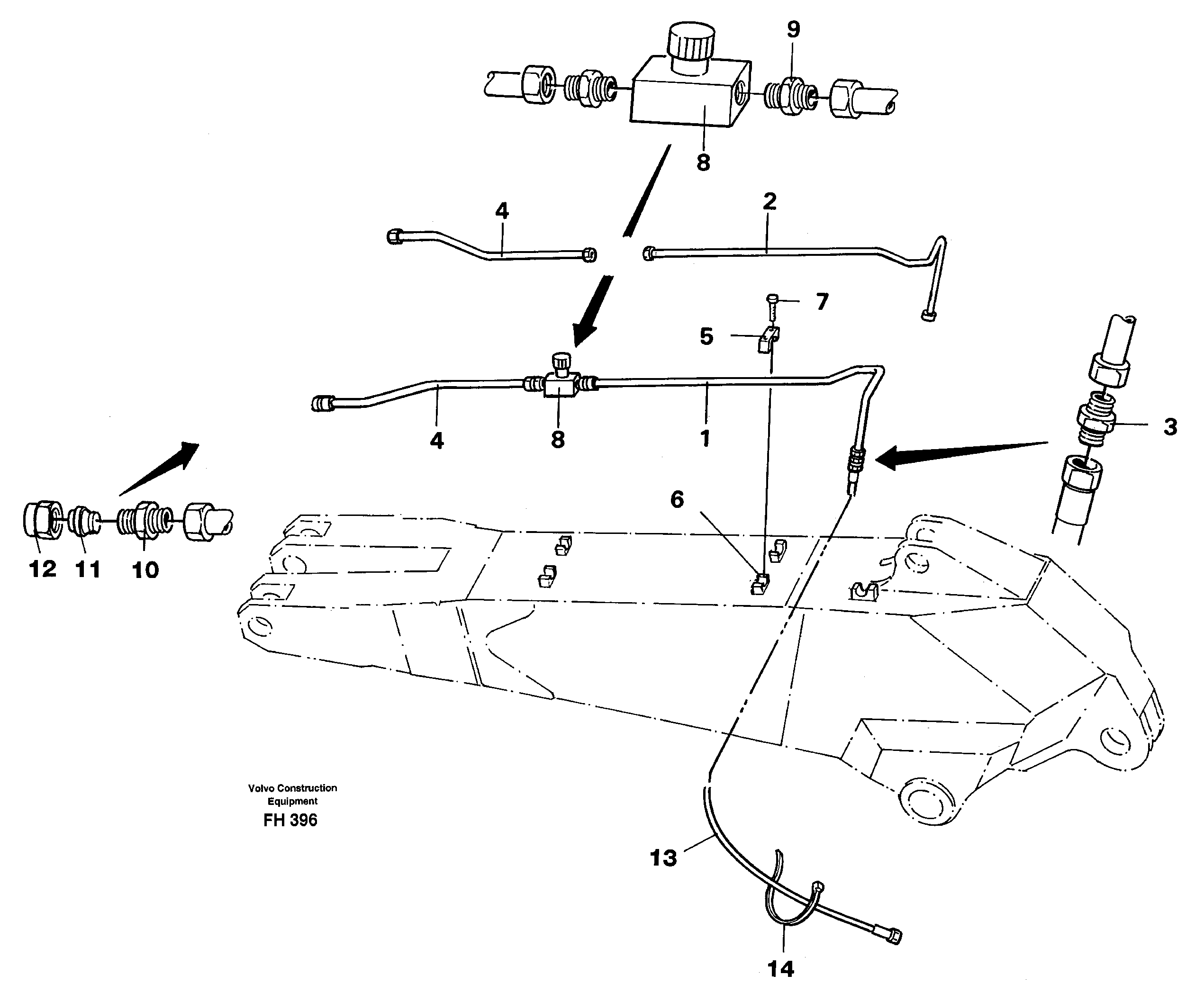 Fuel miser valve VOE14263540 VOLVO
