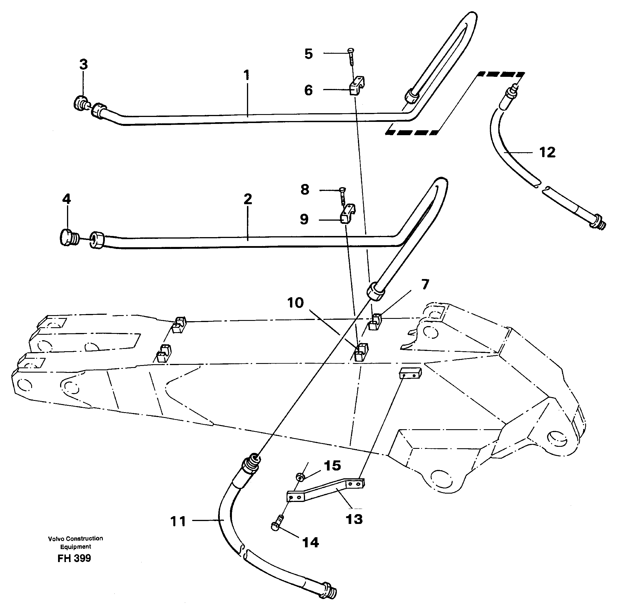 Tail light, right VOE14263554 VOLVO