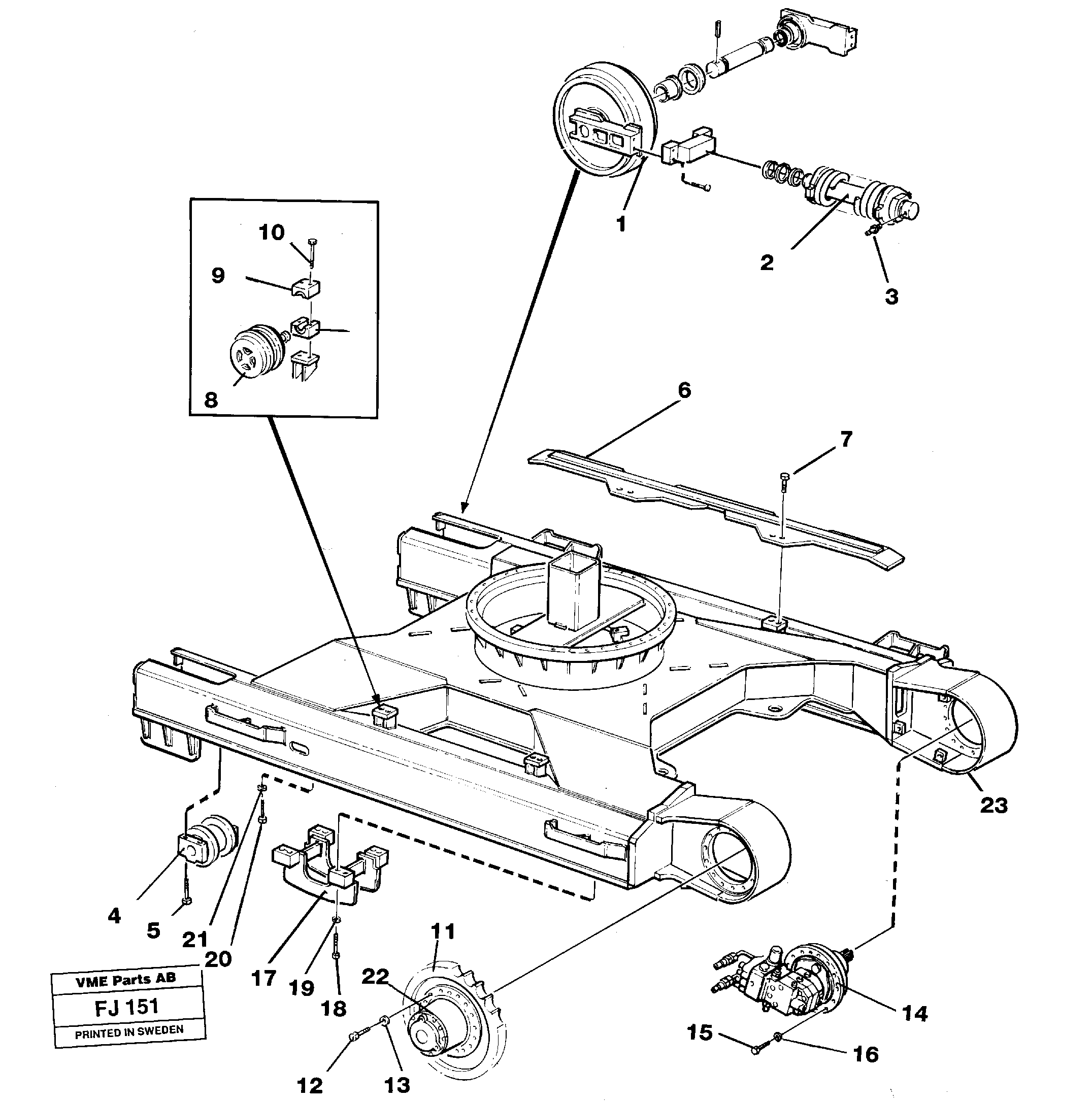 Retaining Strap VOE14340313 VOLVO