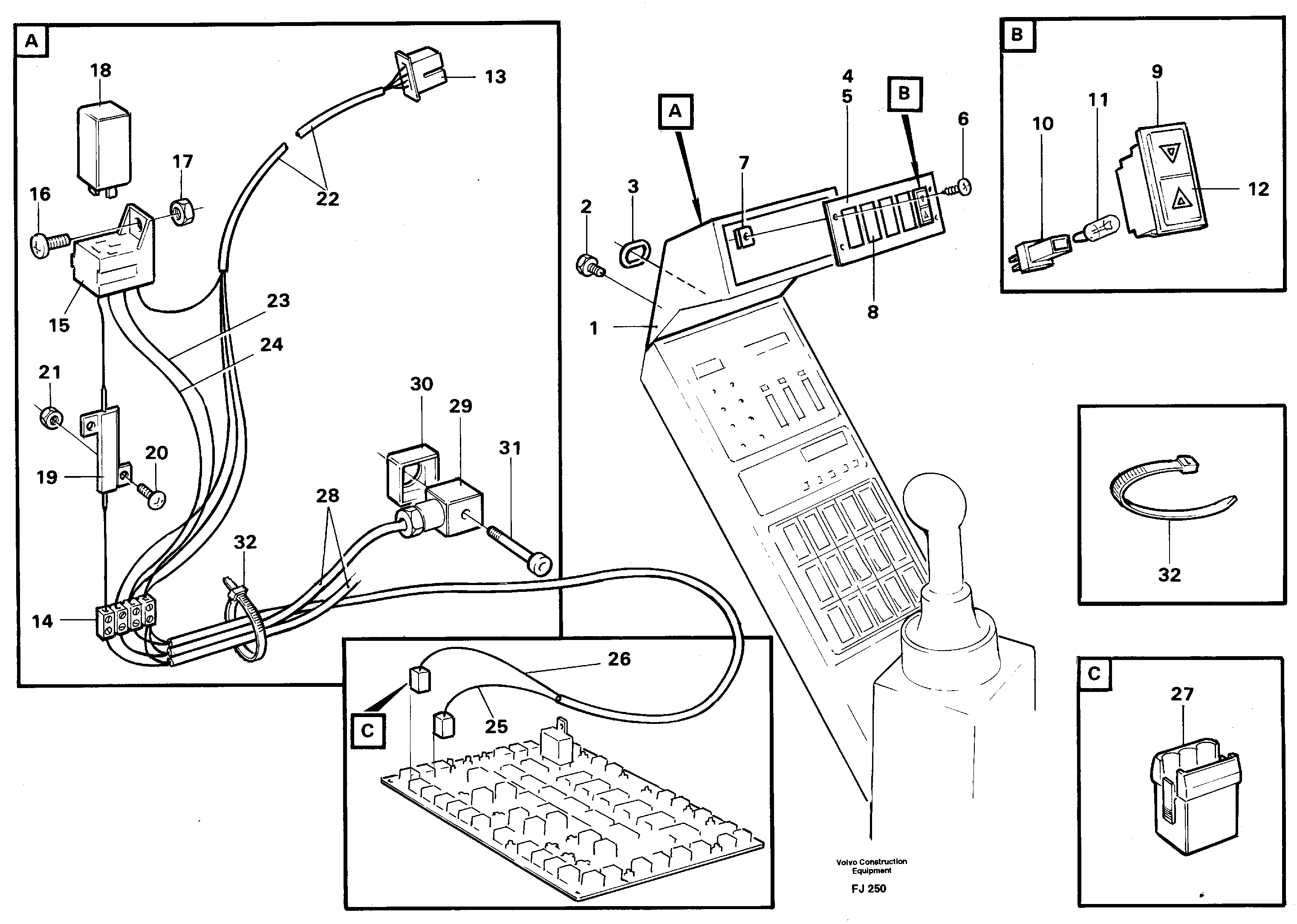 Rubber cushion VOE14266268 VOLVO
