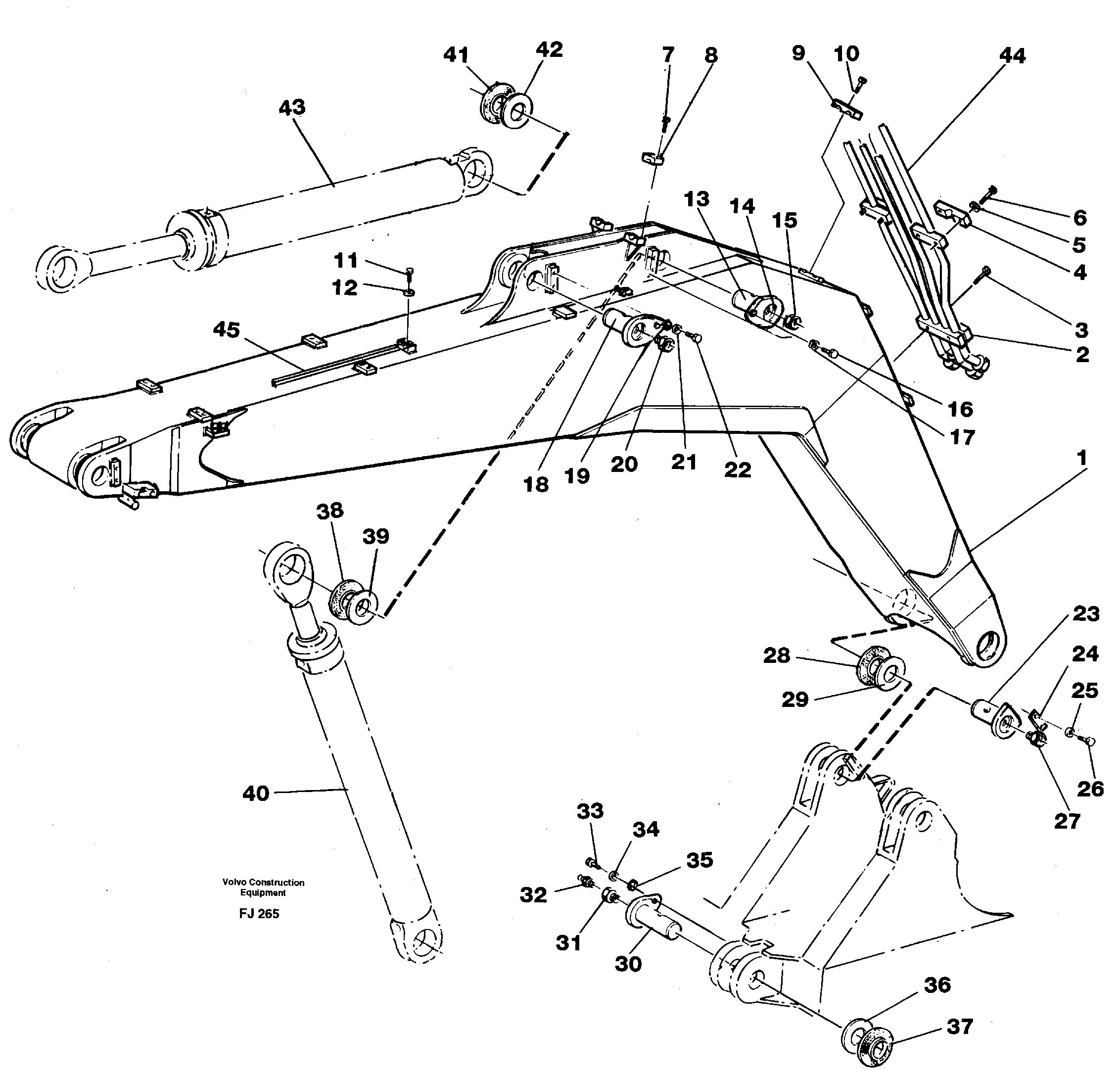 Bearing Spindle VOE14249077 VOLVO