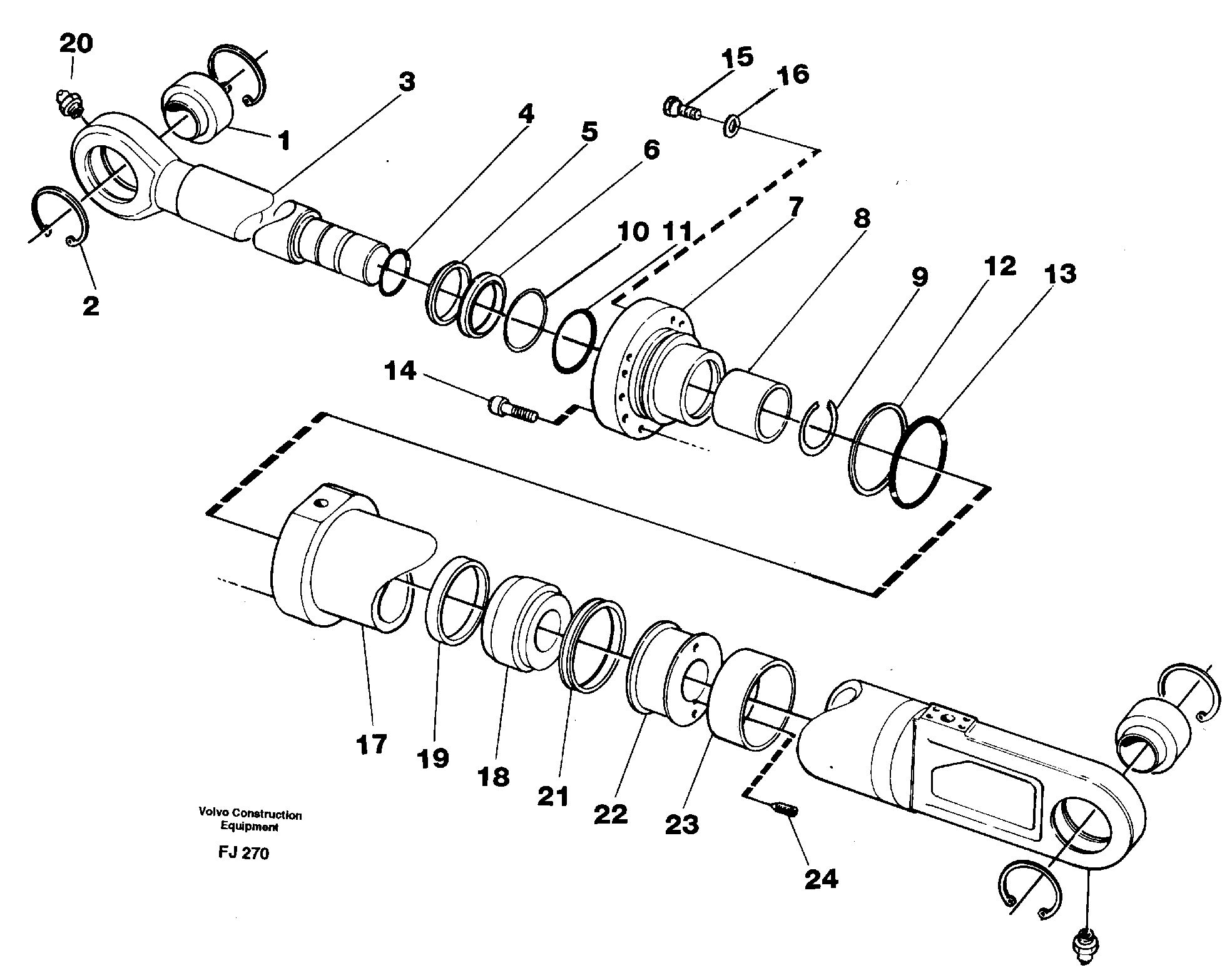 Safety Brace VOE14216281 VOLVO