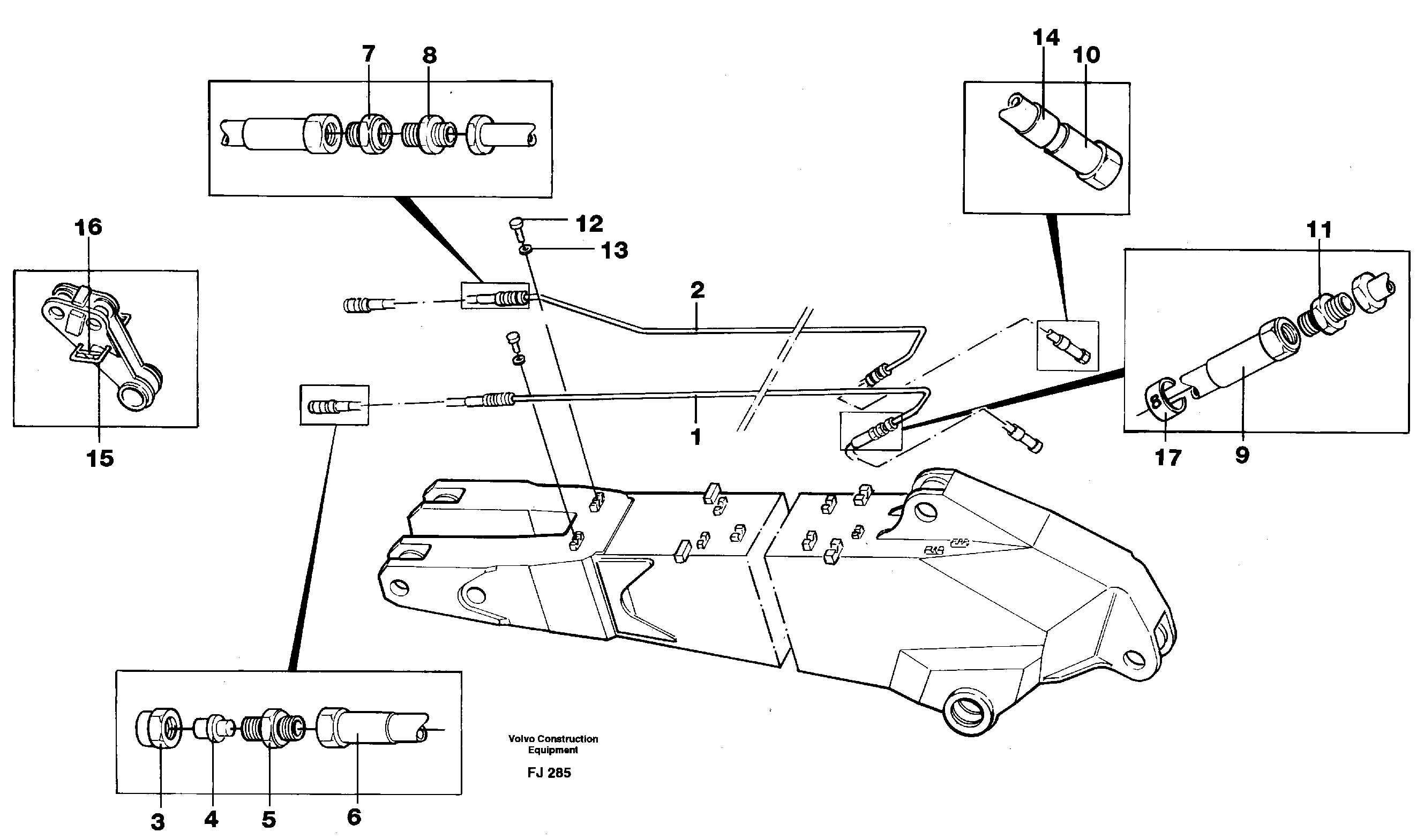 Tube Assembly RM/VOE14244891 VOLVO
