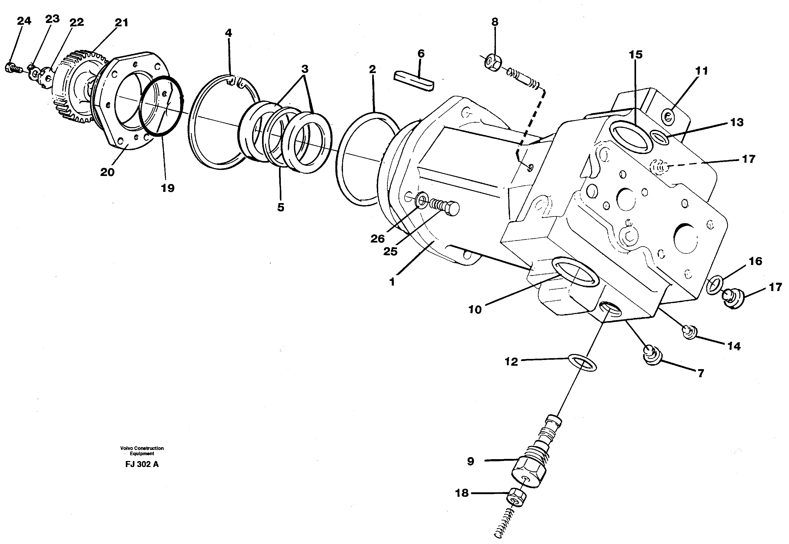 Tube Plug VOE11702159 VOLVO