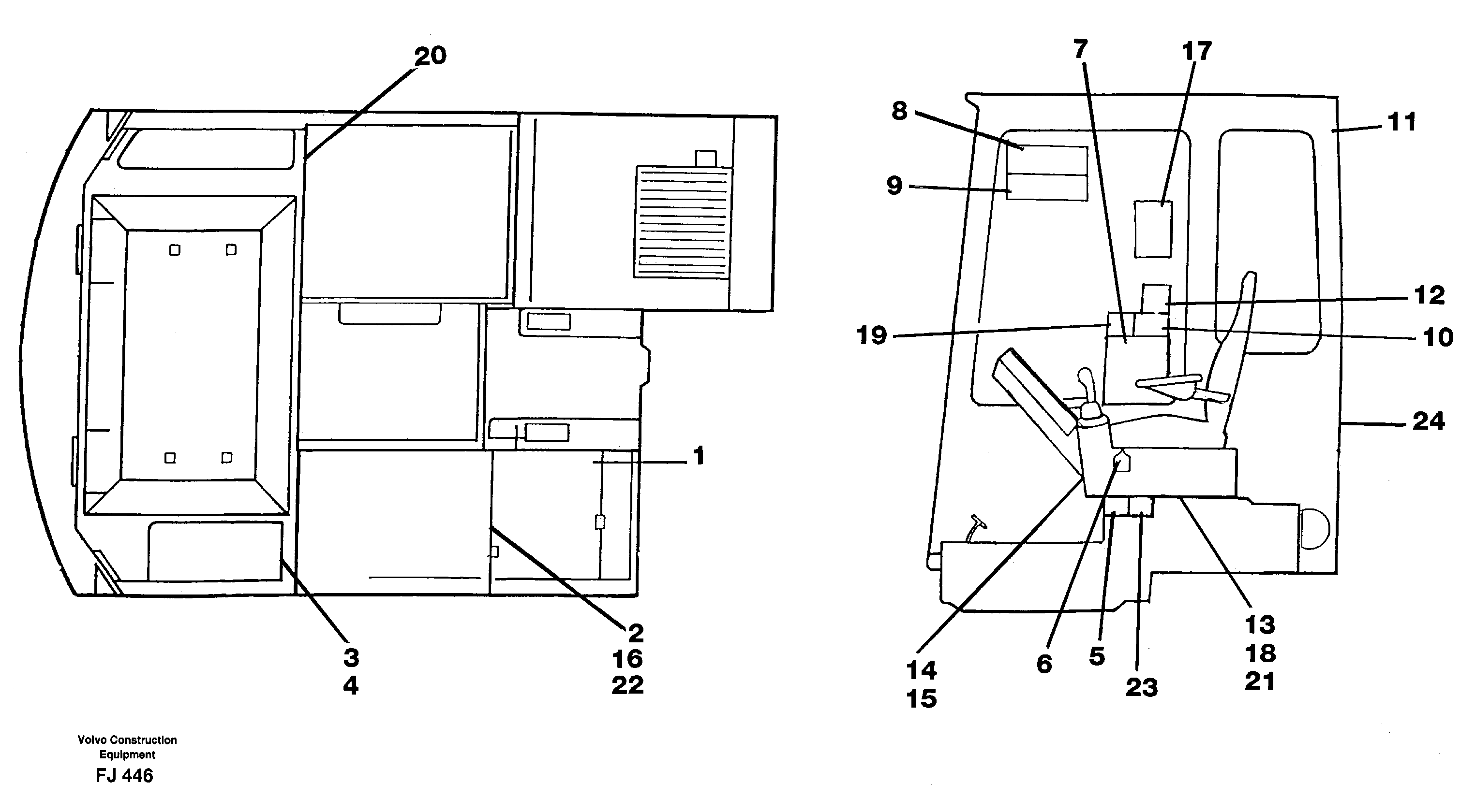 Angled plate VOE14247694 VOLVO