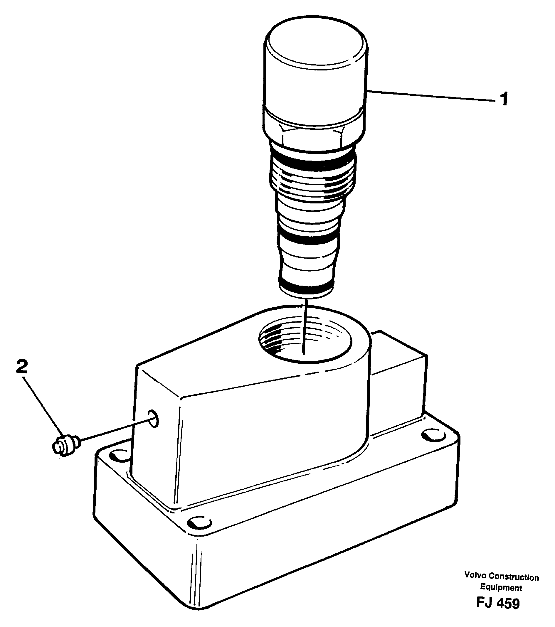 Boom secondary VOE14267236 VOLVO