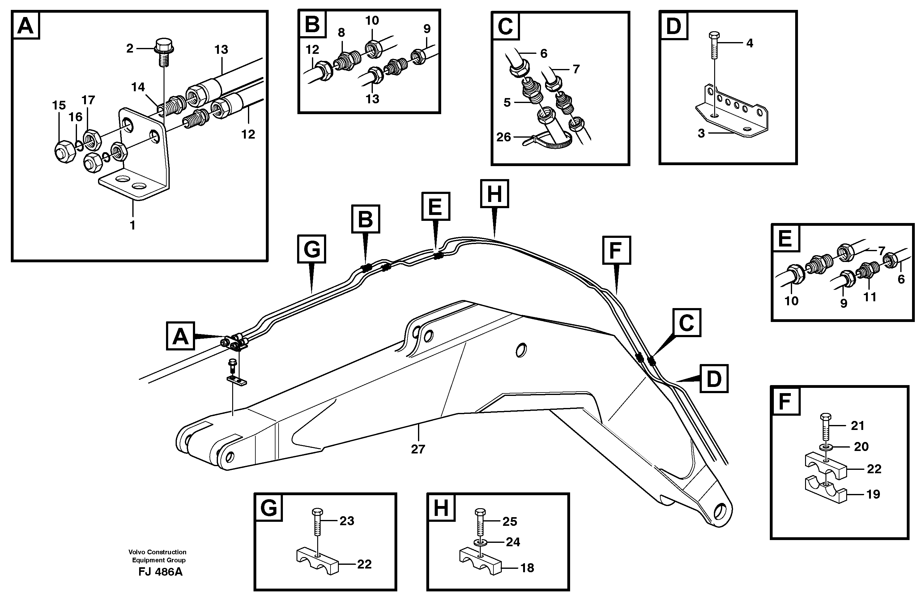 Tube Assembly VOE14255446 VOLVO