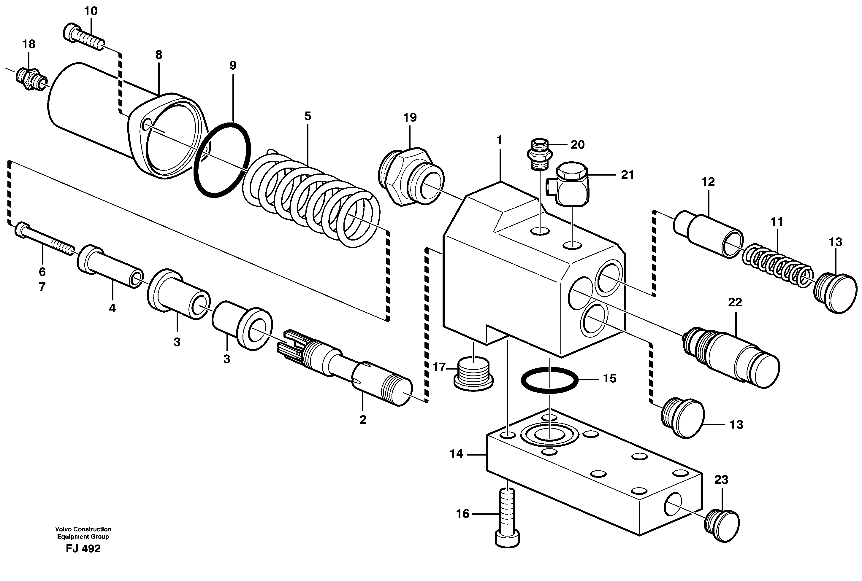 Line Brk Valve VOE14256362 VOLVO