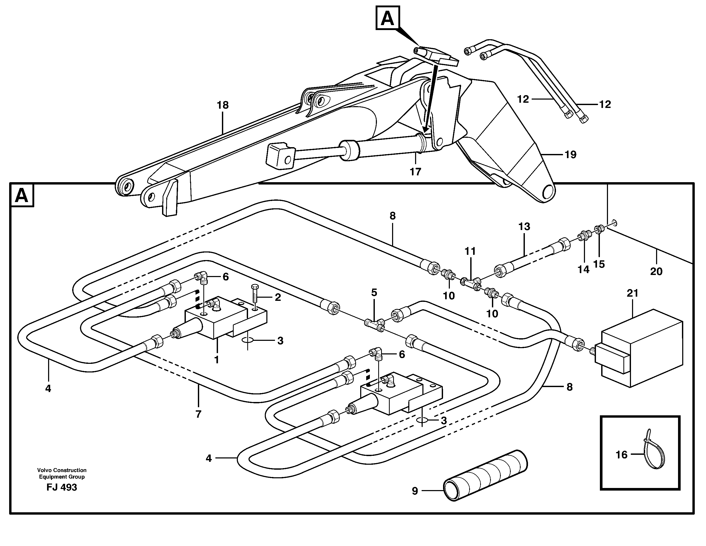 Bulkhead VOE14012392 VOLVO