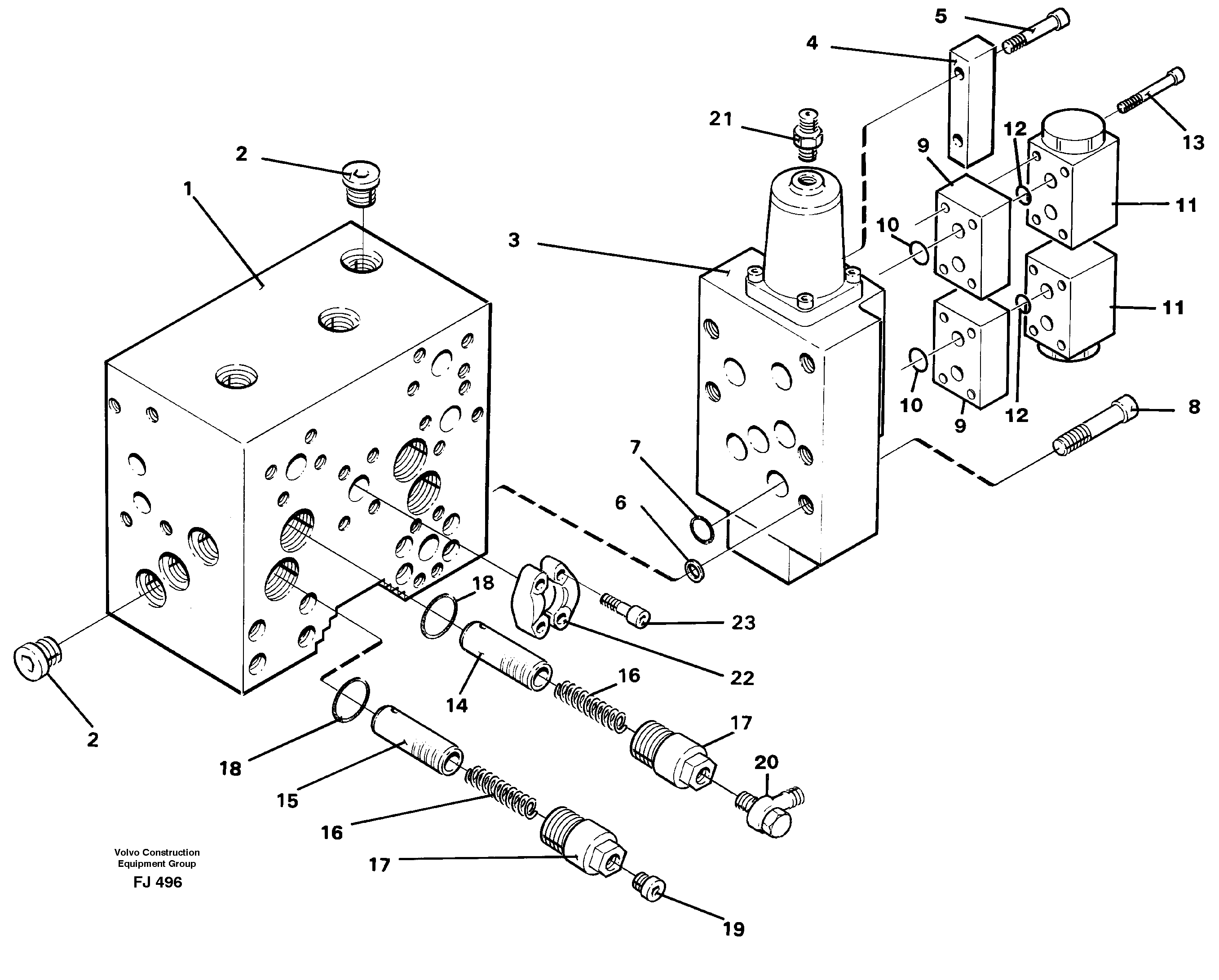 Directional Valve VOE14260044 VOLVO