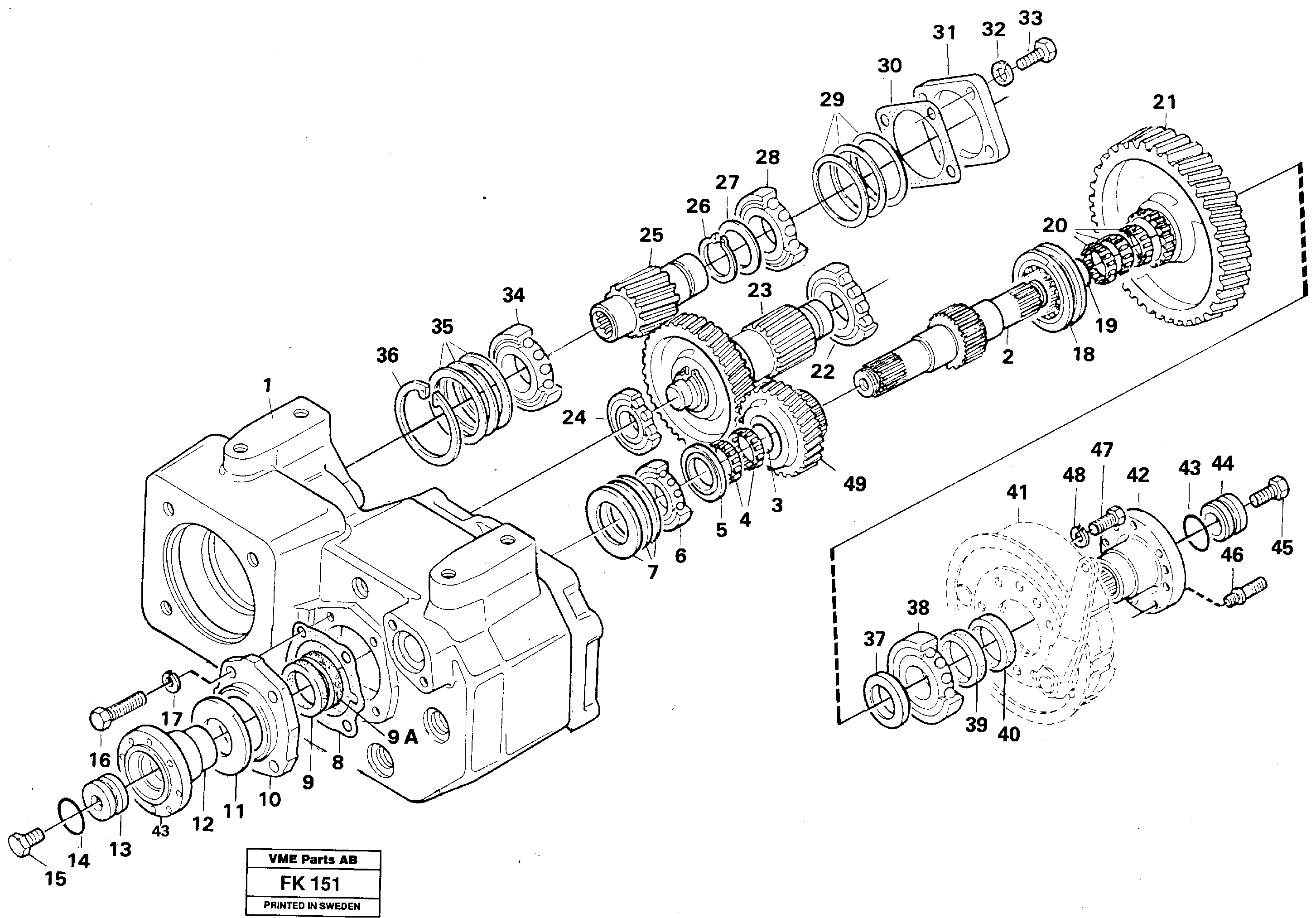 Скользящий зуб VOE14261633 VOLVO