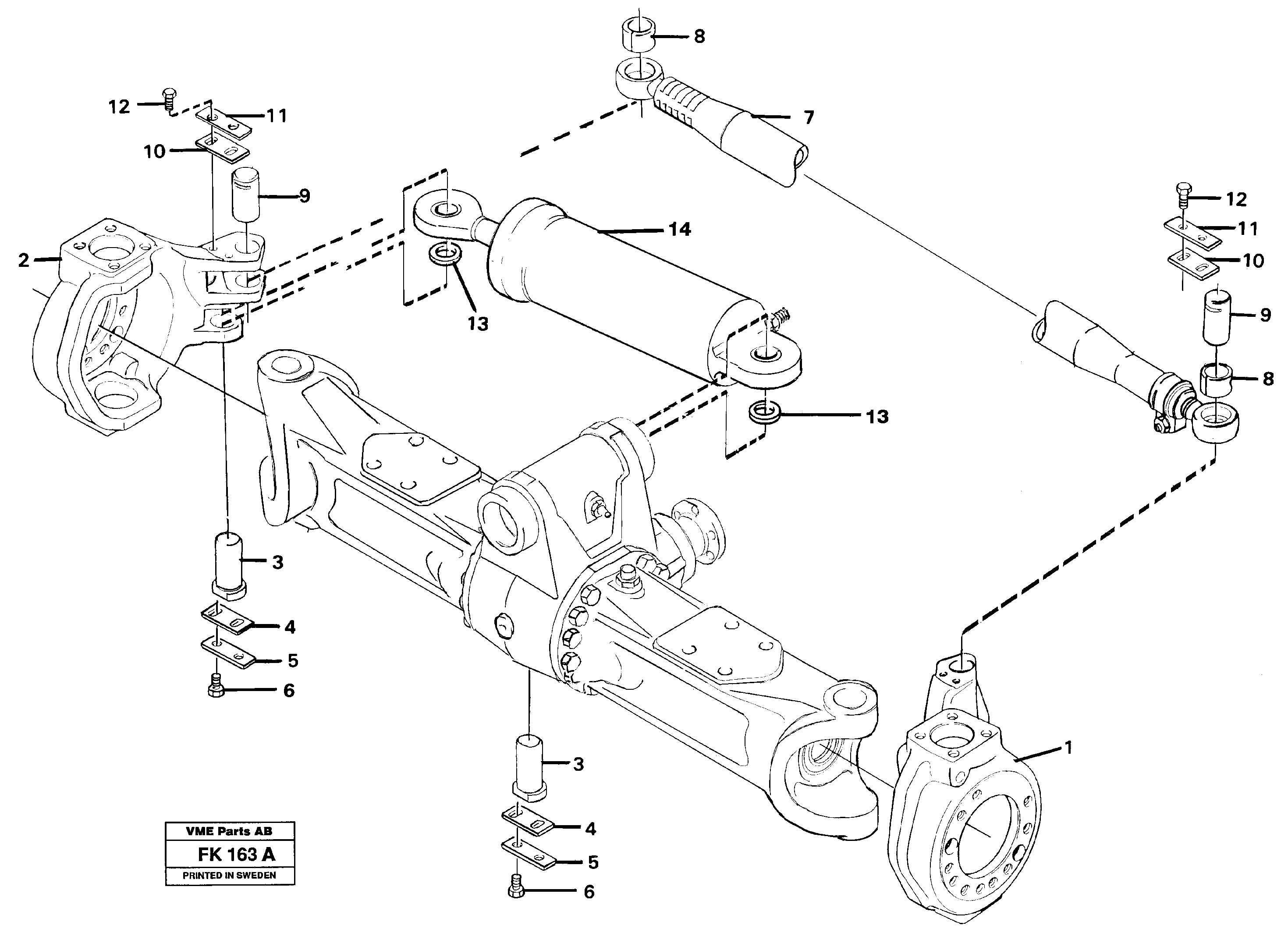 Power steering pump VOE11997383 VOLVO