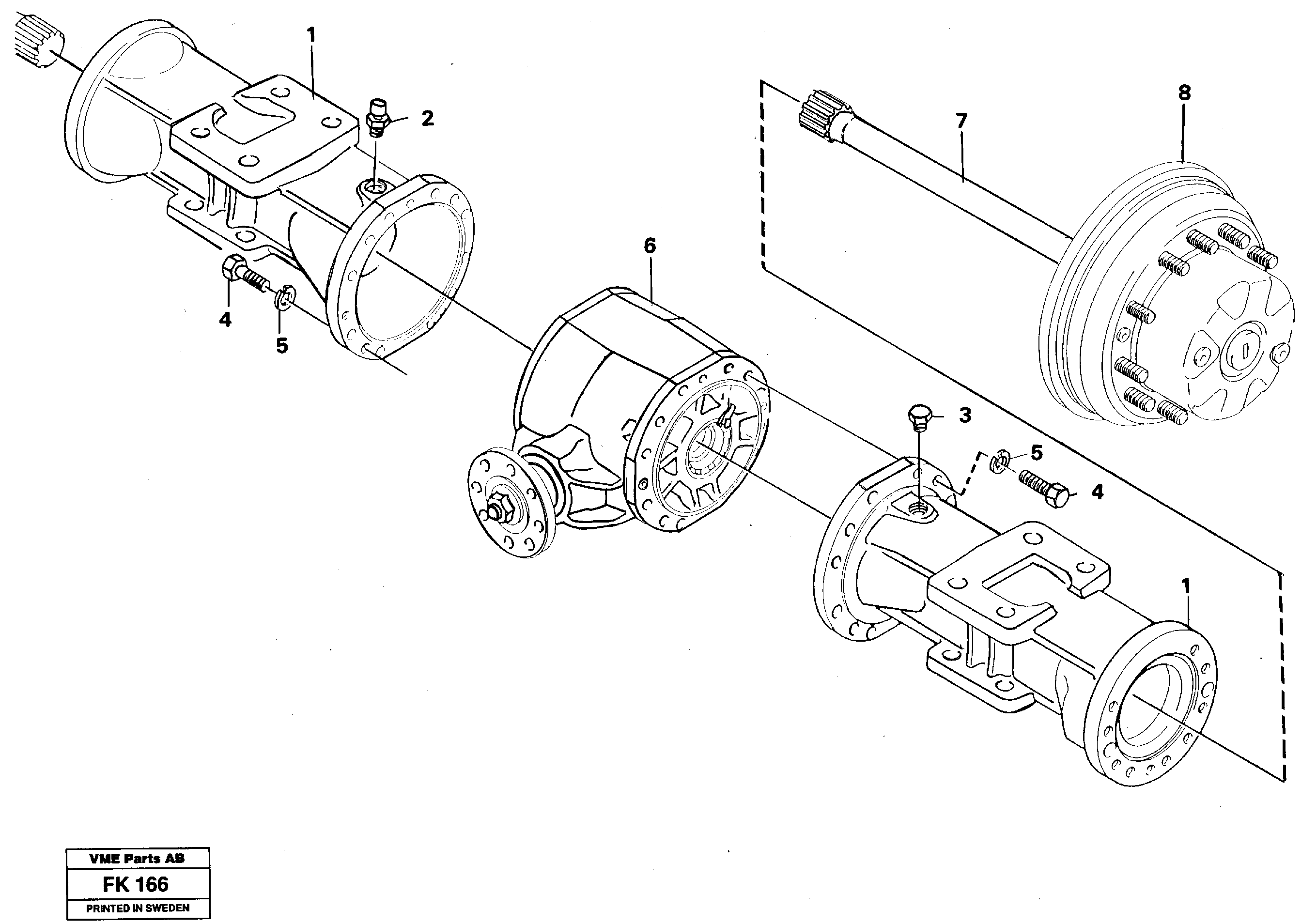 Bearing Cap Kit VOE11997382 VOLVO