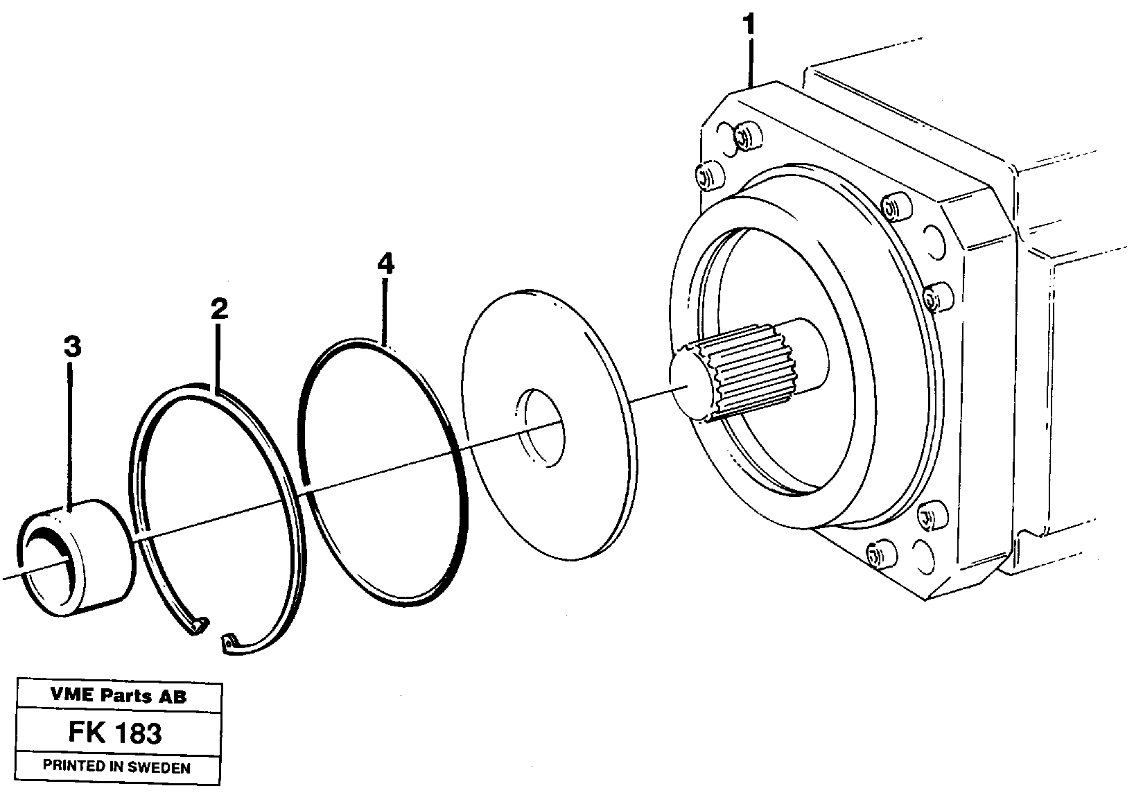 Opr Cylinder VOE14215459 VOLVO