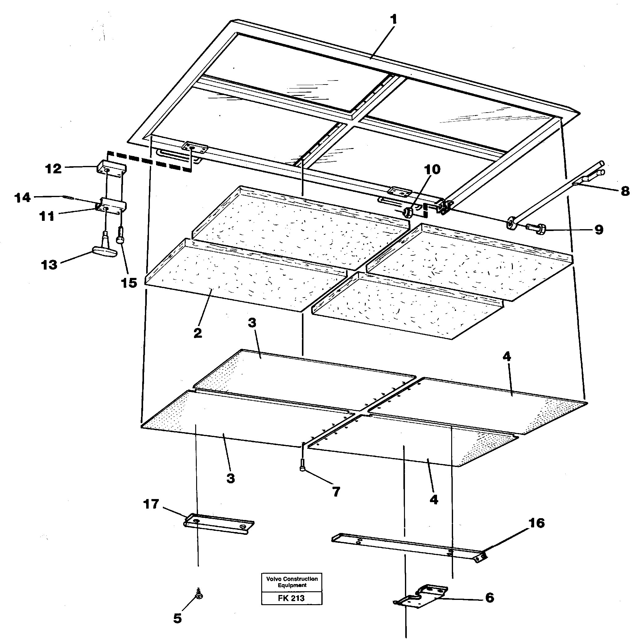 Cover plate VOE14265044 VOLVO