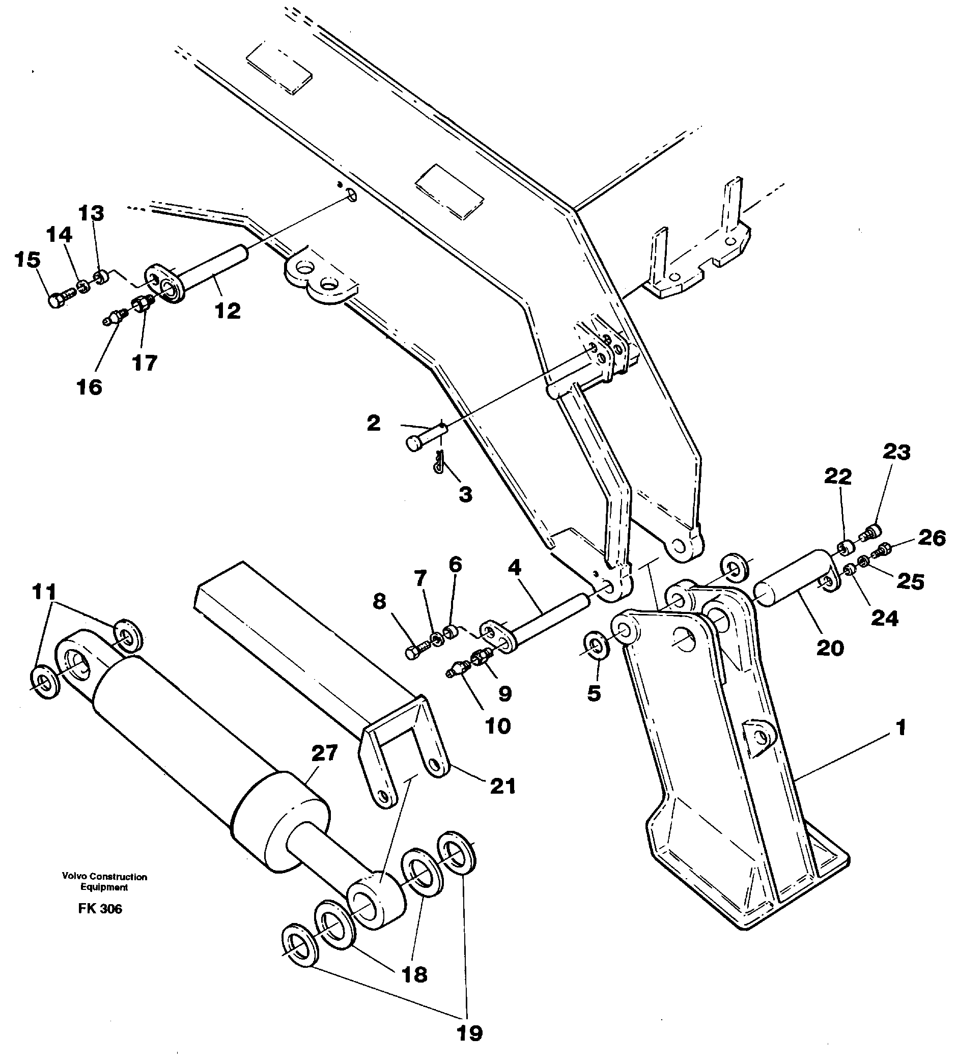 Outrigger VOE14254447 VOLVO