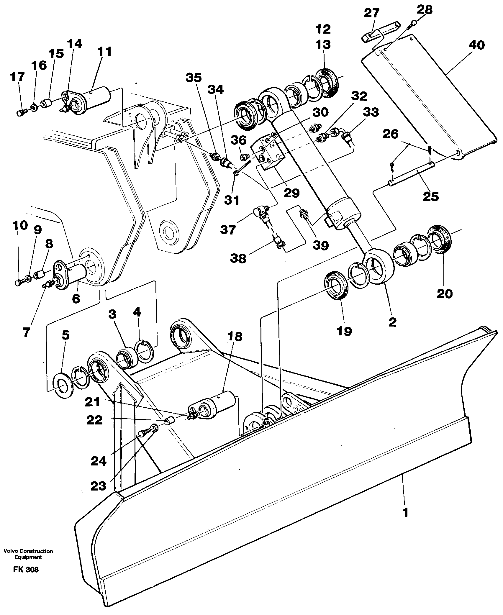 Bearing Spindle VOE14241638 VOLVO