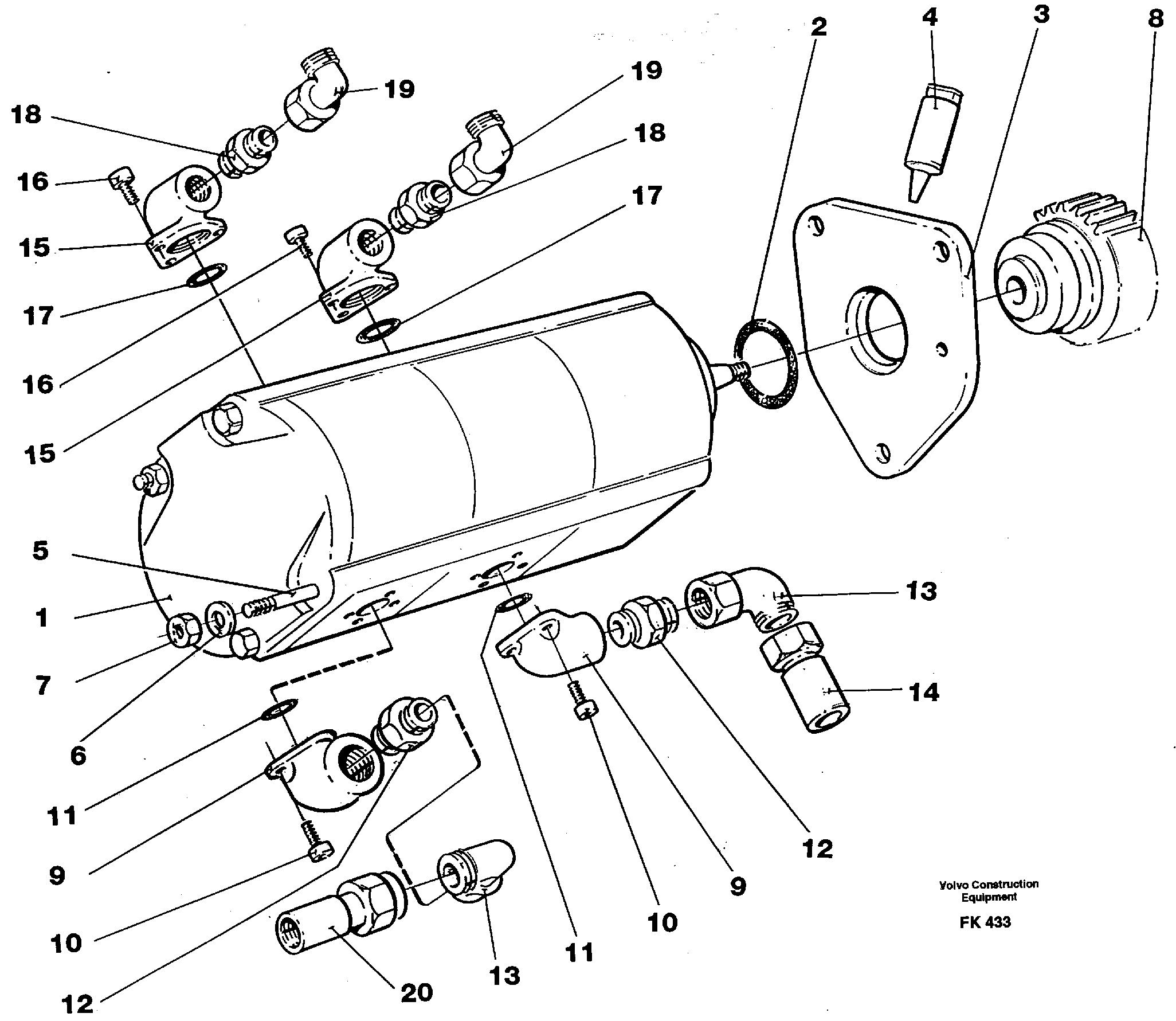 Tube Assembly VOE14042126 VOLVO