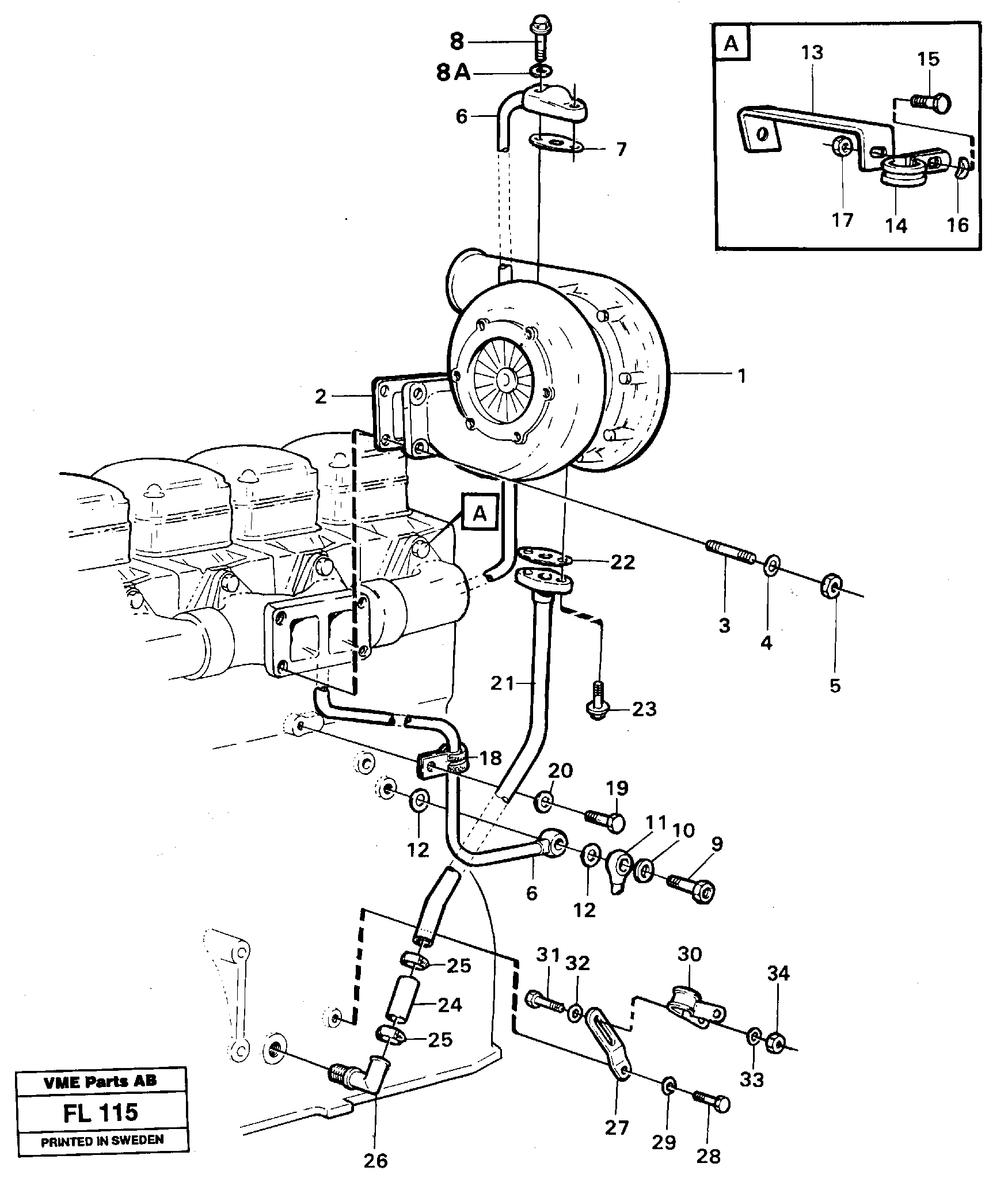 Bushing VOE11031896 VOLVO